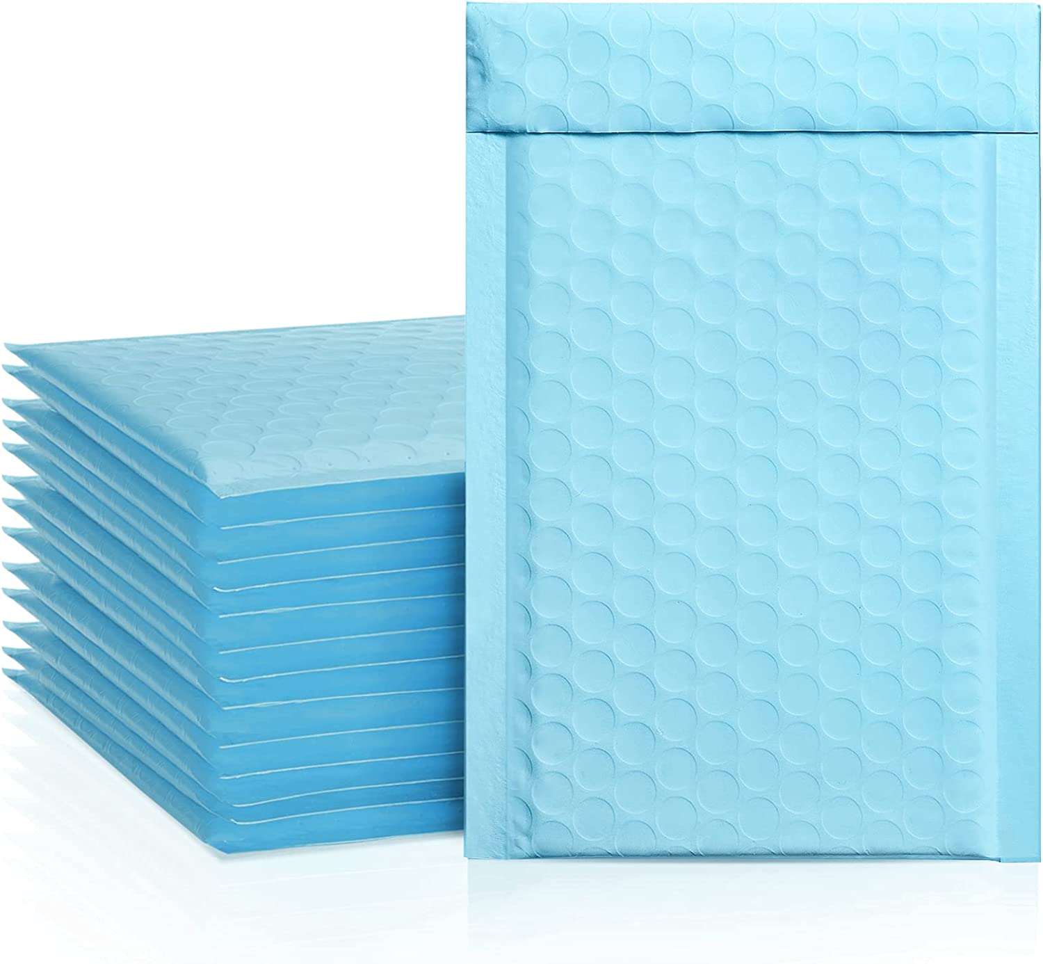 4x8 Inch Bubble Mailers - 50 Pack Padded Envelopes for Shipping, Waterproof & Tear-Resistant - Perfect for Ecommerce, Small Business, and Online Sellers (Use for Jewelry, Books, Electronics & More)