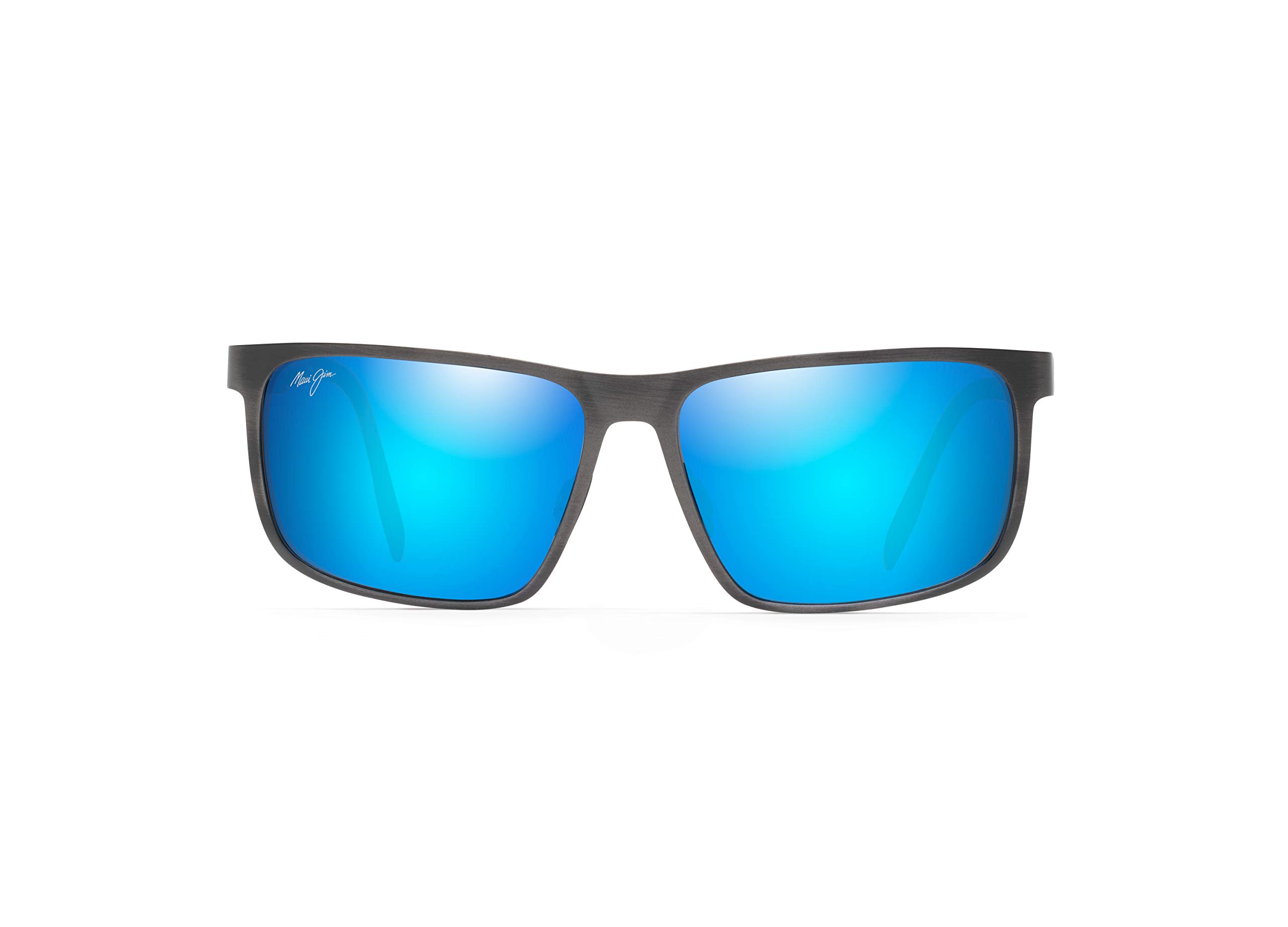 Maui Jim Men's Wana Polarized Rectangular Sunglasses - UV Protection, Anti-Glare for Driving, Fishing & Outdoor Activities