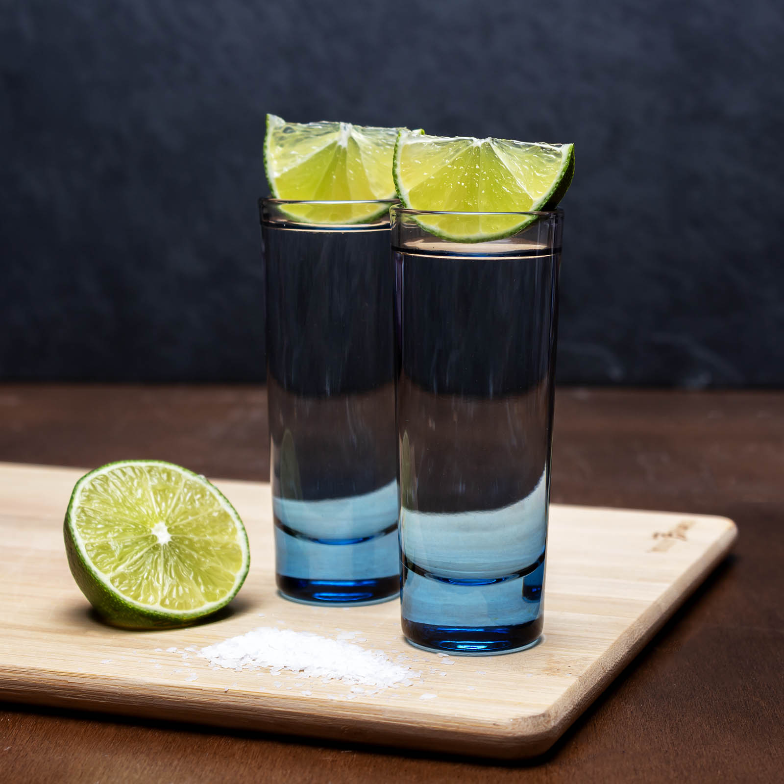 BarConic® 2 oz Tall Light Blue Shot Glass - Premium Barware for Cocktails, Parties & Home Entertaining