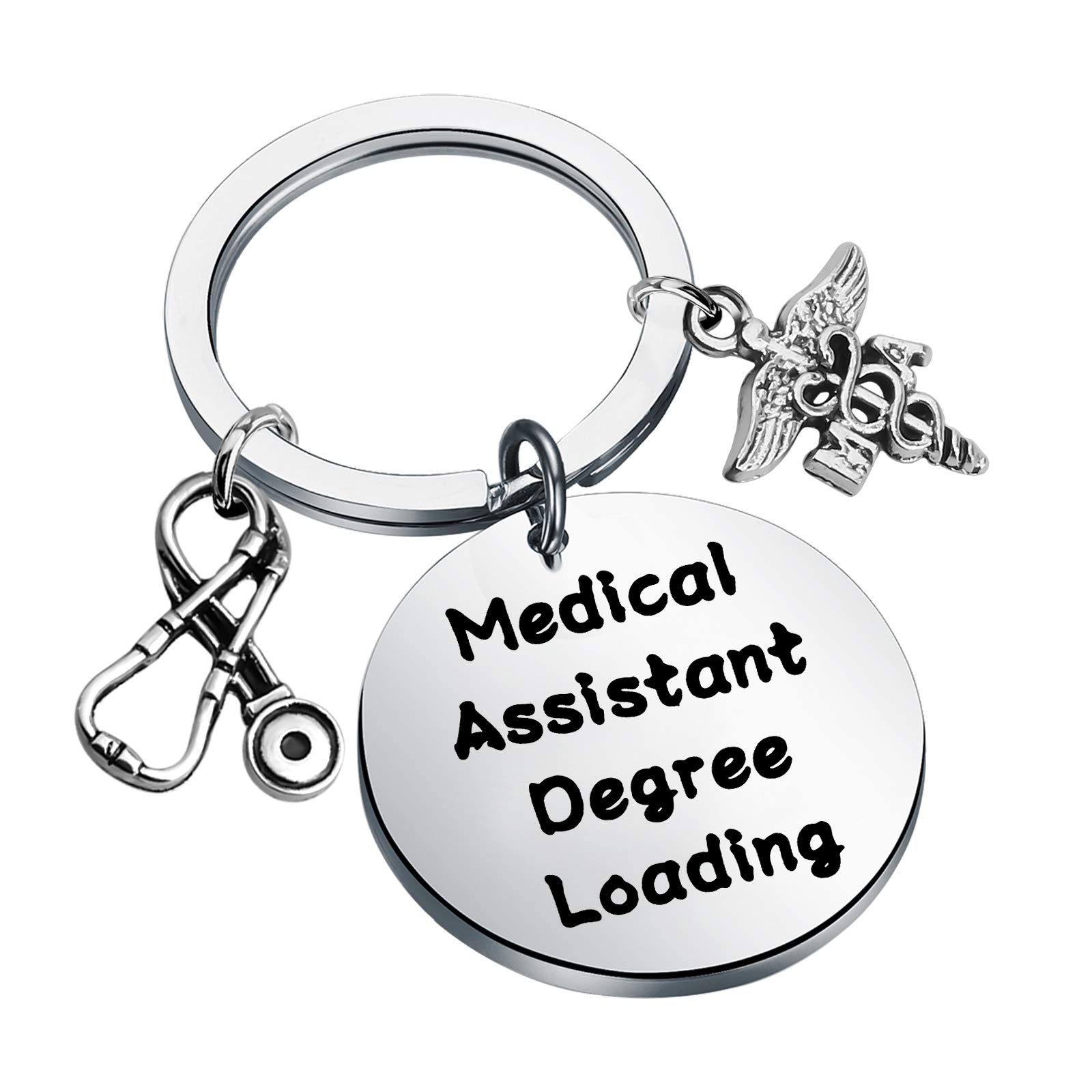 HOLLP MA Medical Assistant Gift Keychain - Perfect Graduation Gift for Medical Assistant Students & Professionals - Ideal for Clinicals, Exams & Daily Use