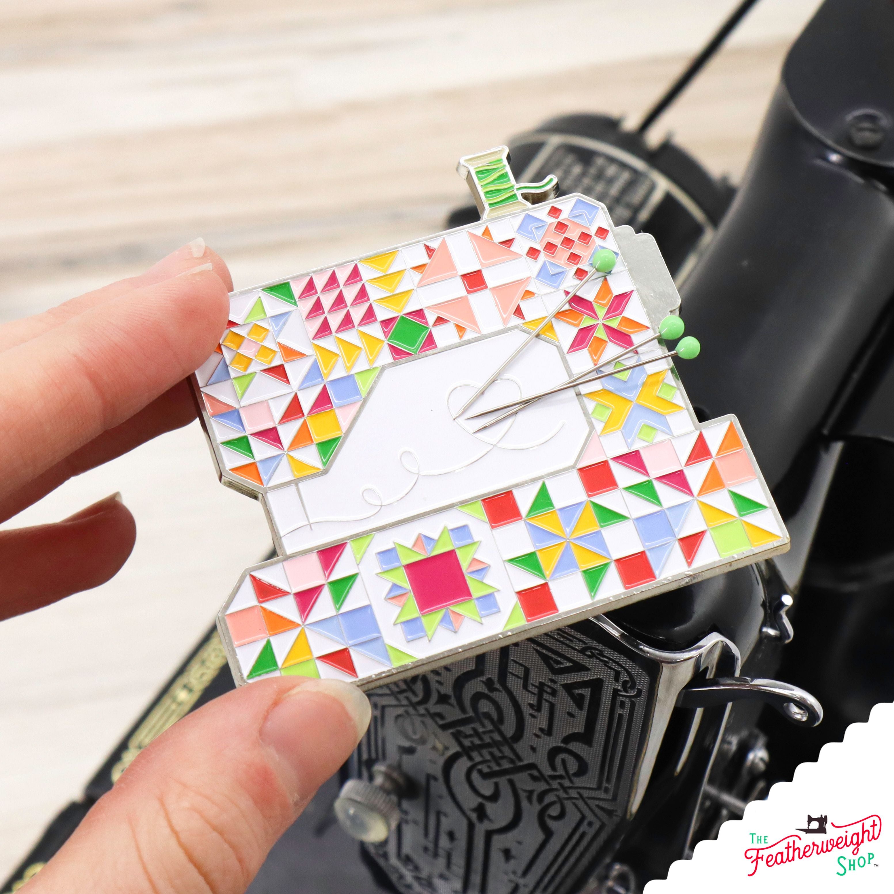 Quilty Needle Minder for Sewing Machine - Magnetic Pin Holder for Quilting & Crafting - Perfect for Fabric, Embroidery & DIY Projects