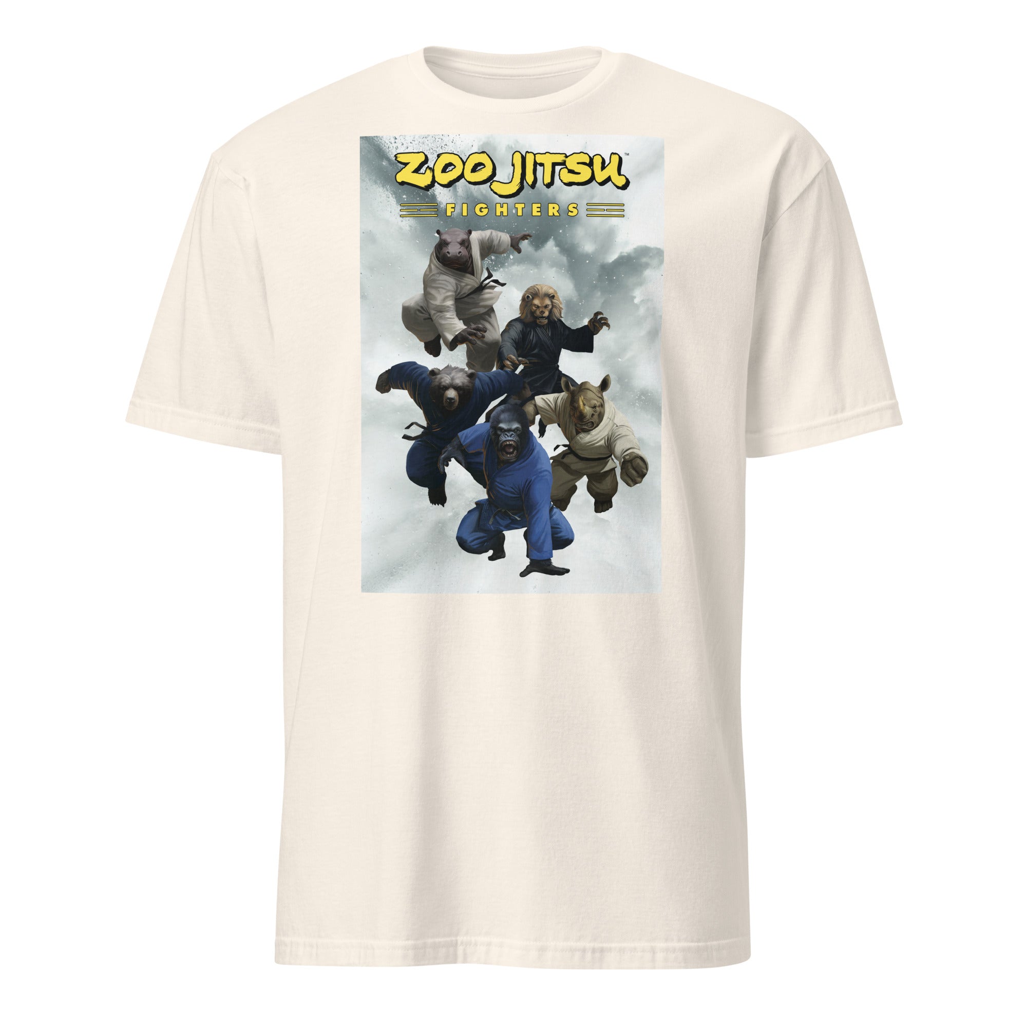 Zoo Jitsu Fighters #2 Lee Kohse Graphic T-Shirt - Unisex Short Sleeve Cotton Tee for Martial Arts Fans & Anime Lovers - Perfect for Cosplay, Gym Wear & Casual Outfits