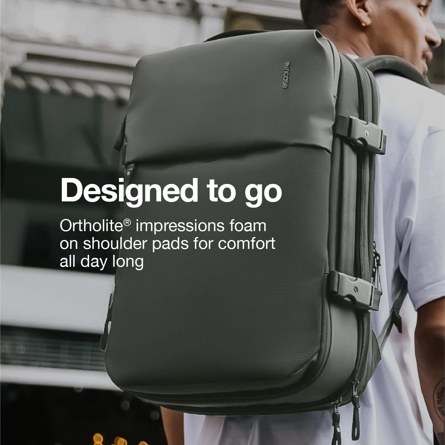 Incase A.R.C. Daypack - Lightweight 16 Inch Laptop Backpack for MacBook & iPad, Versatile Carry On Tech Bag for Travel, Work & School (Navy) | Perfect for Daily Commute, Business Trips & College Use