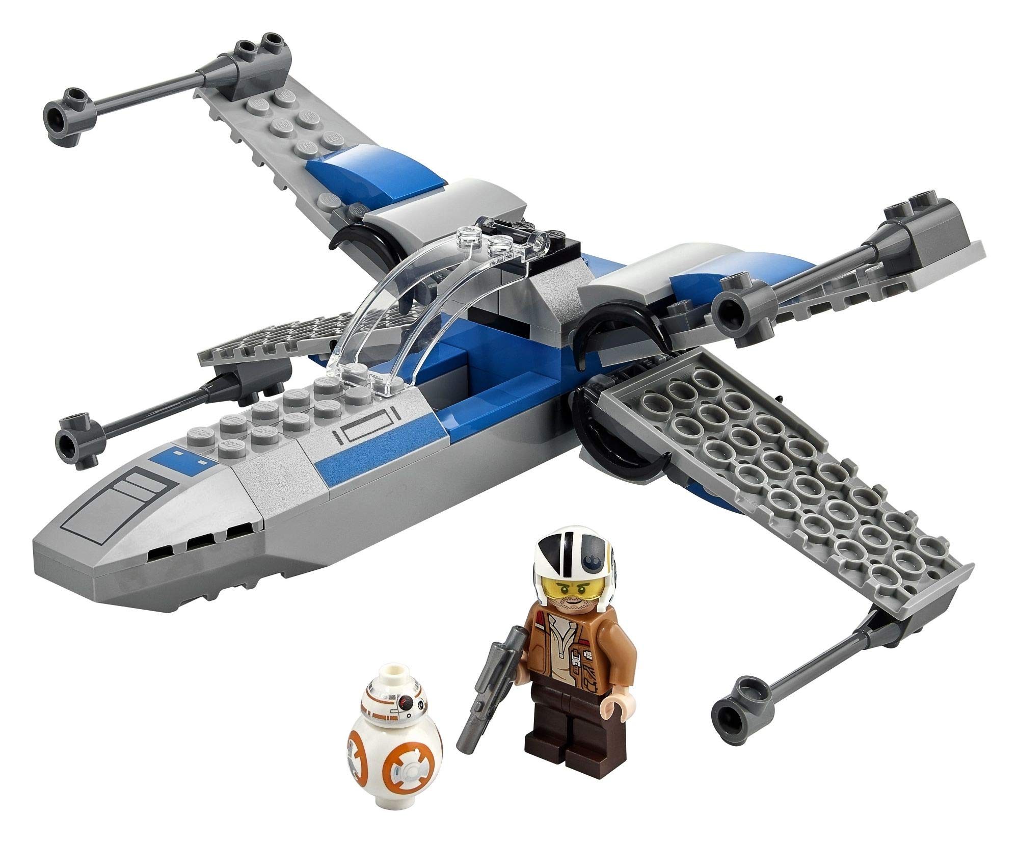 LEGO Star Wars Resistance X-Wing Fighter 75297 Building Kit - 60-Piece Starfighter Model with Poe Dameron & BB-8 Minifigures | Creative Building Toy for Kids Ages 4+ | Perfect for Star Wars Playtime, Birthday Gifts & Collectors Display (2021 Edition)