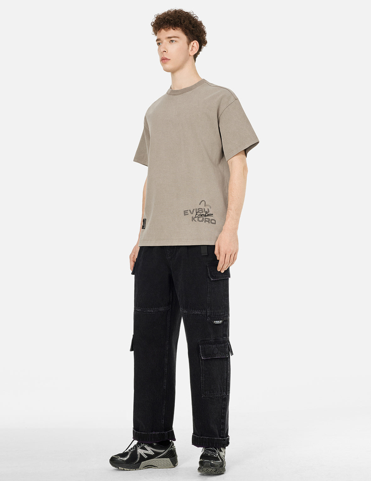 Seagull Embroidery & Print Cotton T-Shirt for Men - Casual Comfort Fit Tee for Beach Outings & Summer Fashion