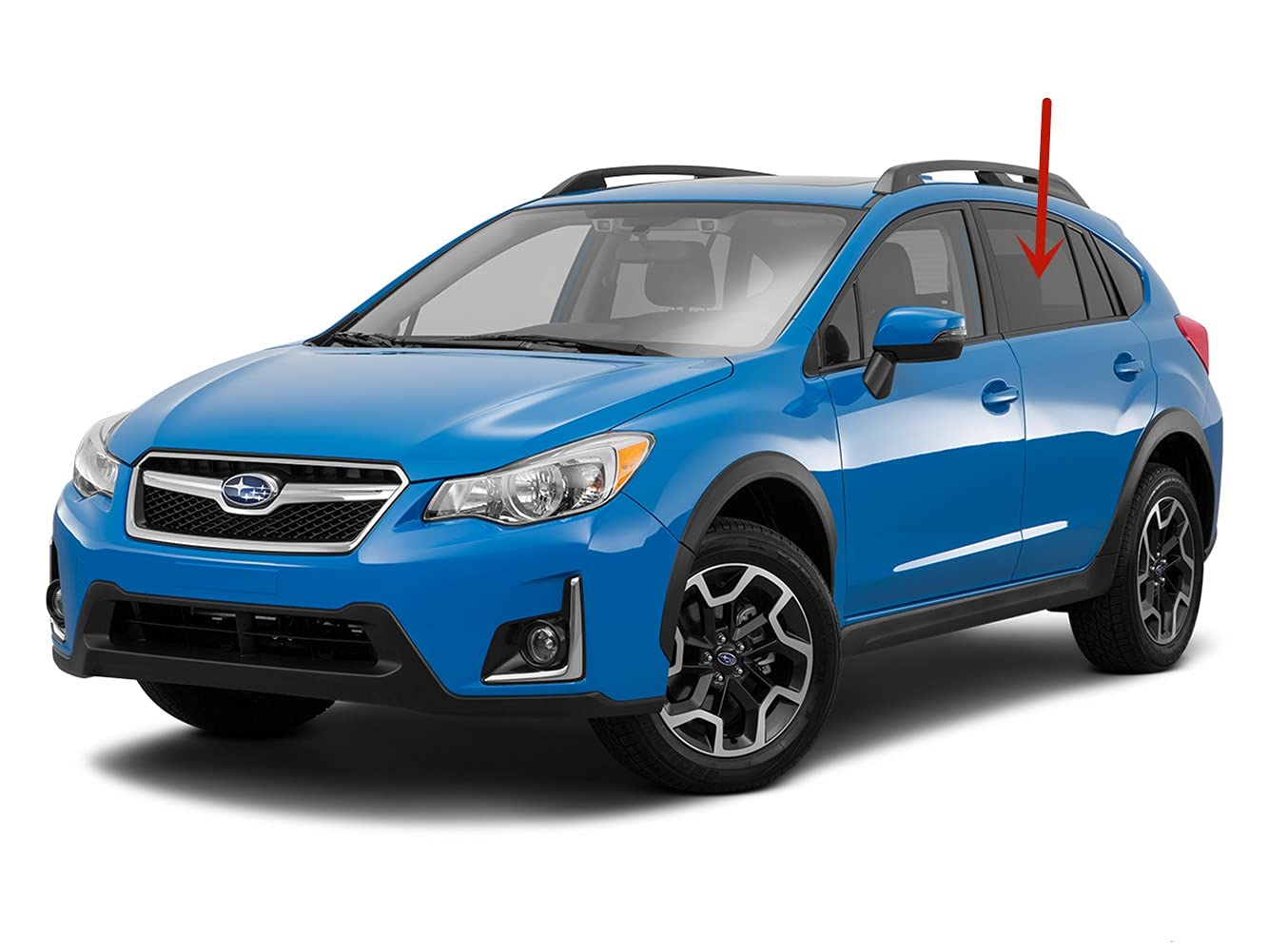 Subaru XV Crosstrek 2013-2017 Driver Side Rear Door Window Glass Replacement - Perfect for DIY Auto Repair & Window Damage Fixes