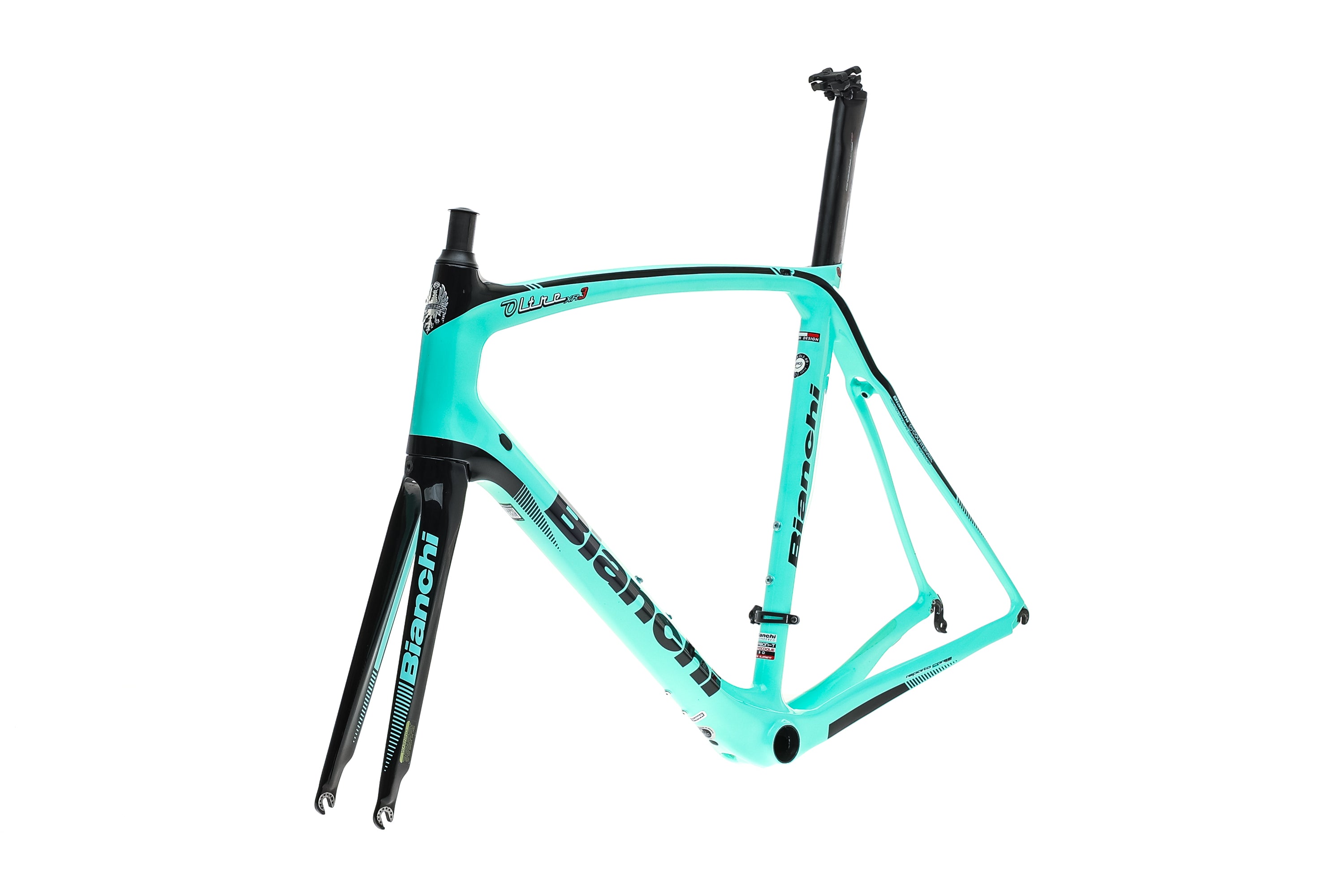 Bianchi Oltre XR3 CV 61cm Carbon Road Bike Frameset - 2018 Model | Lightweight & Aerodynamic Design for Competitive Cycling & Racing