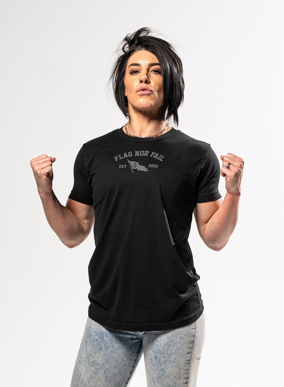 NEVER SURRENDER Graphic T-Shirt for Men - Black Cotton Tee - Streetwear Fashion, Gym Workout & Casual Everyday Wear
