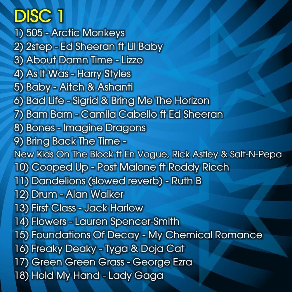 Mr Entertainer Karaoke Chart Hits Update Summer 2022 - Latest Popular Songs for Home Parties & Entertainment