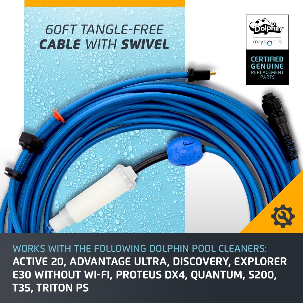 99958907 DIY Blue Swivel Cable - 360° Rotating USB Charging Cord for Phones, Tablets & Laptops - Perfect for Home, Office & Travel Use