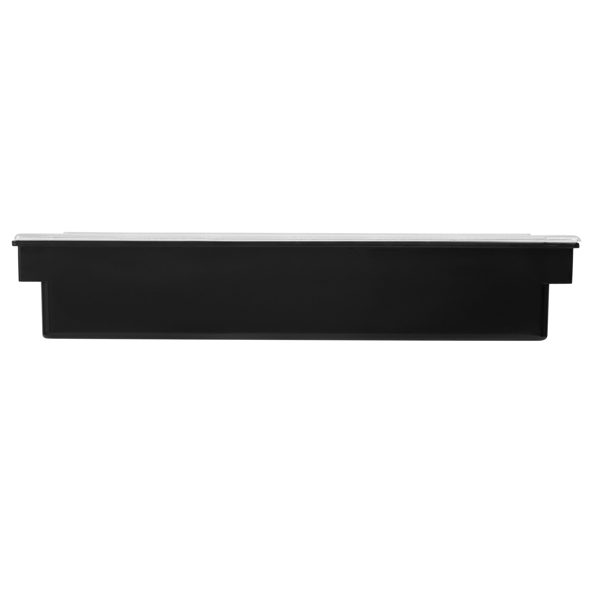Bar Lux Black Plastic Condiment Caddy - 5 Compartment Organizer (19.5