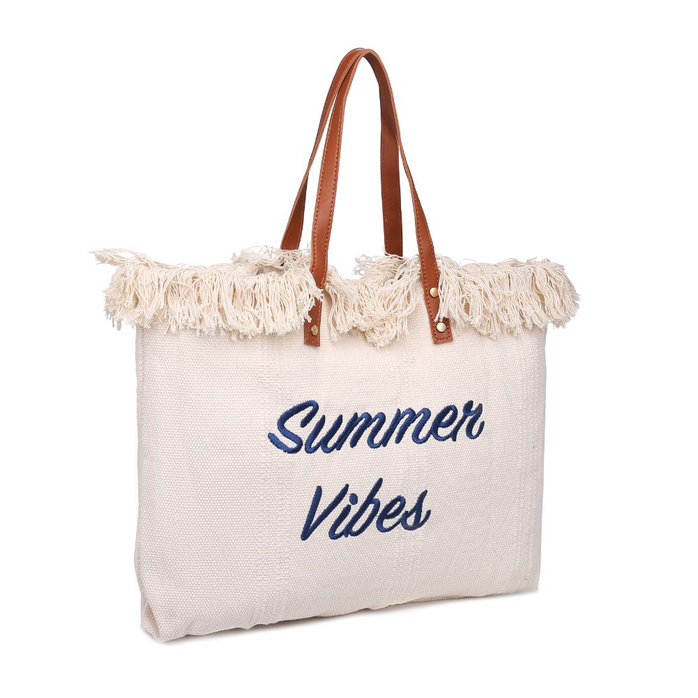 Stylish Summer Vibes Tote Bag - Lightweight & Spacious Beach Tote for Women - Perfect for Beach Trips, Shopping & Daily Use
