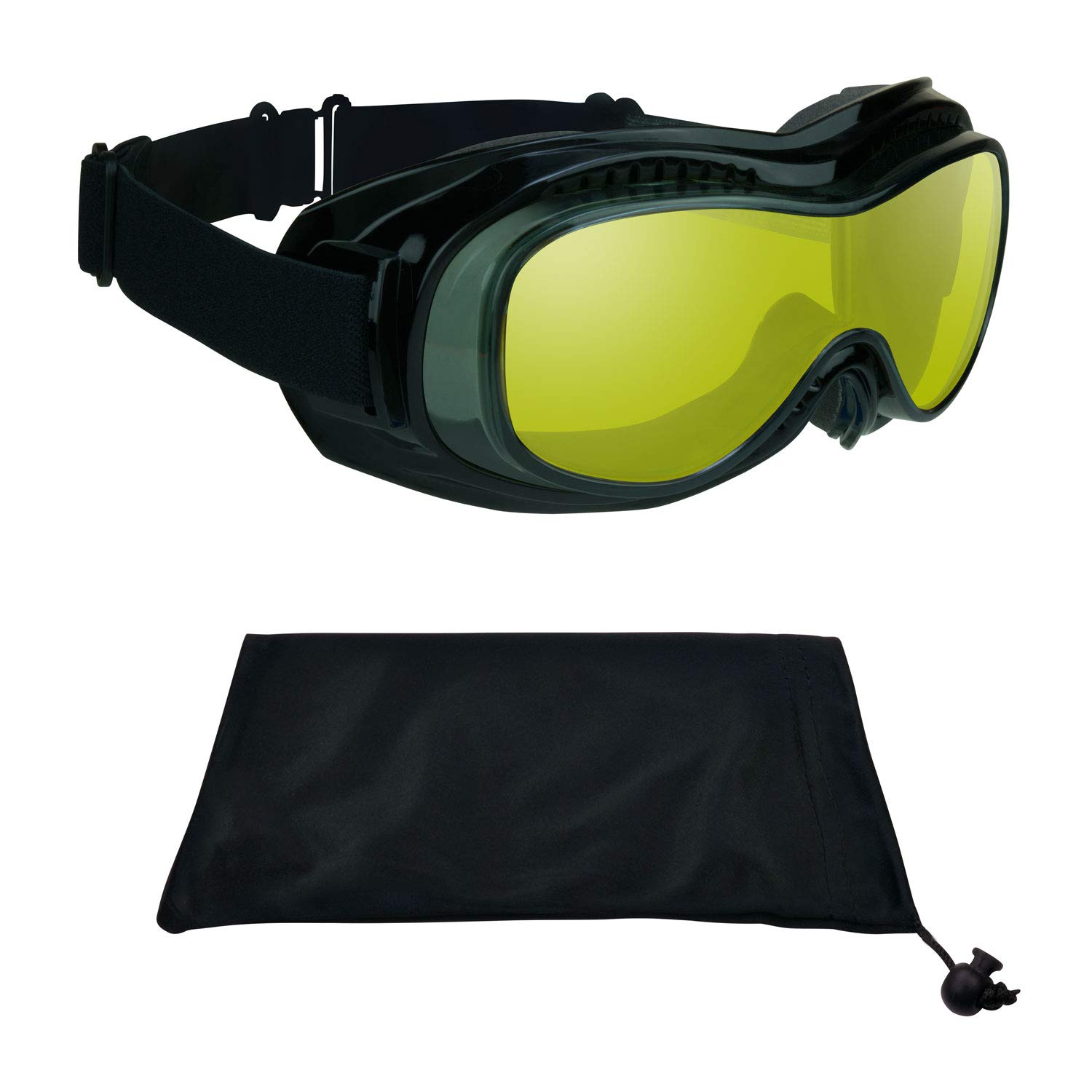 Bikershades Fit Over Goggles for Glasses - UV Protection Sunglasses for Motorcycle Riding, Cycling, Skiing & Outdoor Sports - Perfect for Work, Sky Diving & Active Lifestyles