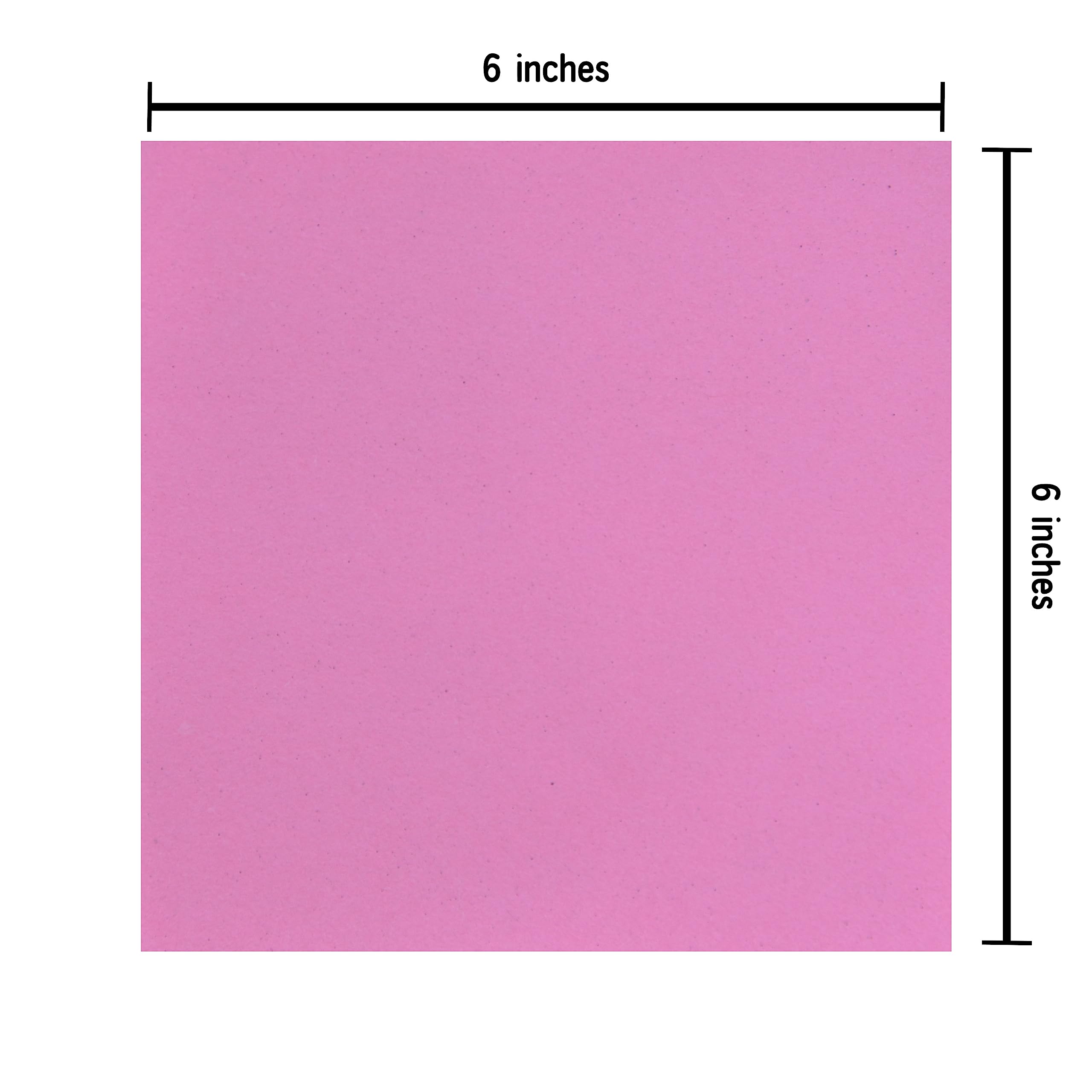 100 Sheets Double-Sided Origami Paper 6x6 Inches - Vibrant Colors, Easy to Fold, Lightweight Cardstock for Origami Cranes, Scrapbooking, DIY Crafts & Gift Wrapping (Pink) - Perfect for Kids, Beginners & Art Projects