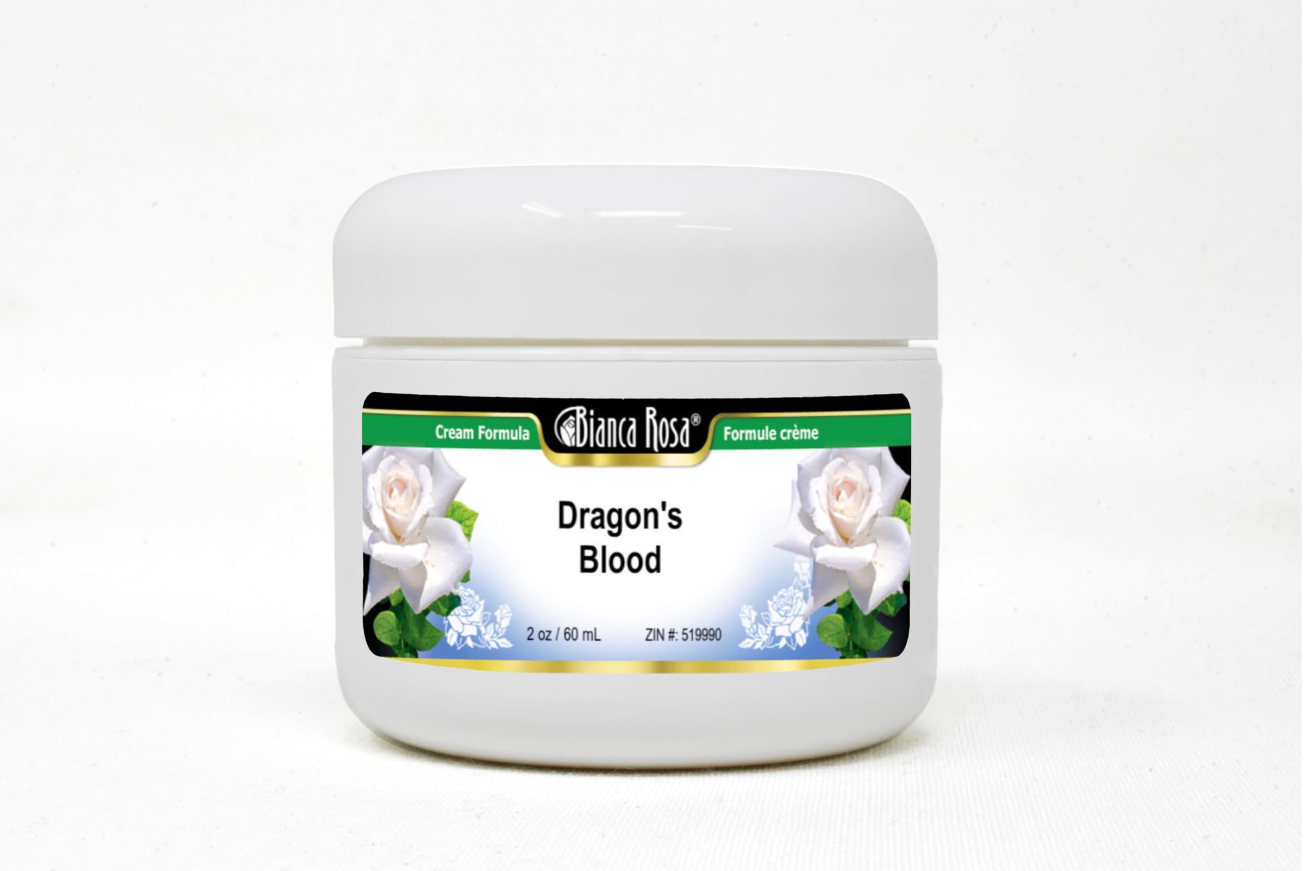 Bianca Rosa Dragon's Blood Cream - 2 Pack (2 oz Each) - Anti-Aging Face & Hand Moisturizer - Perfect for Dry Skin Care & Nighttime Routine (ZIN: 519990)