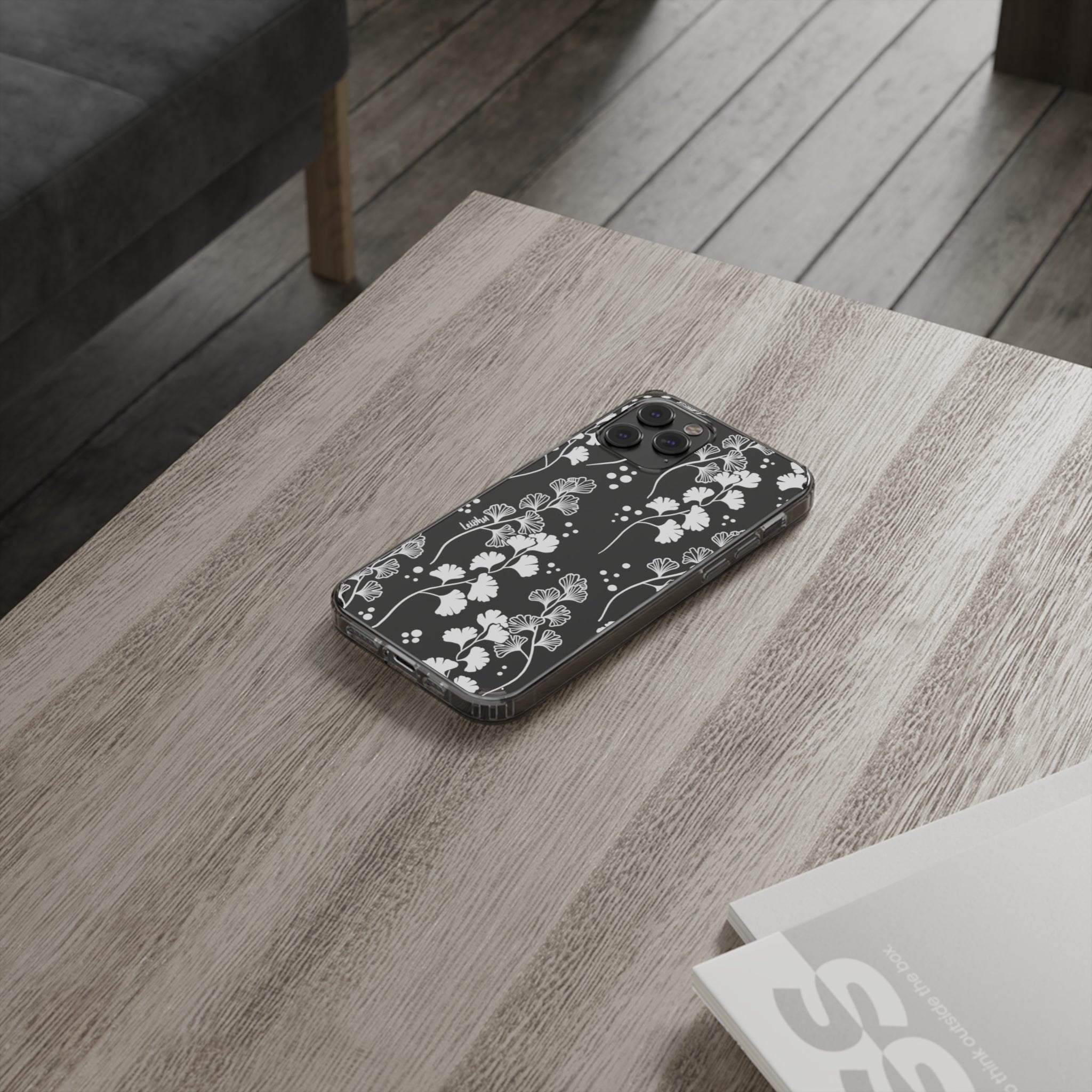 Groovy 'Iwa'iwa Clear Phone Case - Slim Protective Cover for iPhone & Samsung | Trendy Aesthetic Design for Everyday Use & Travel