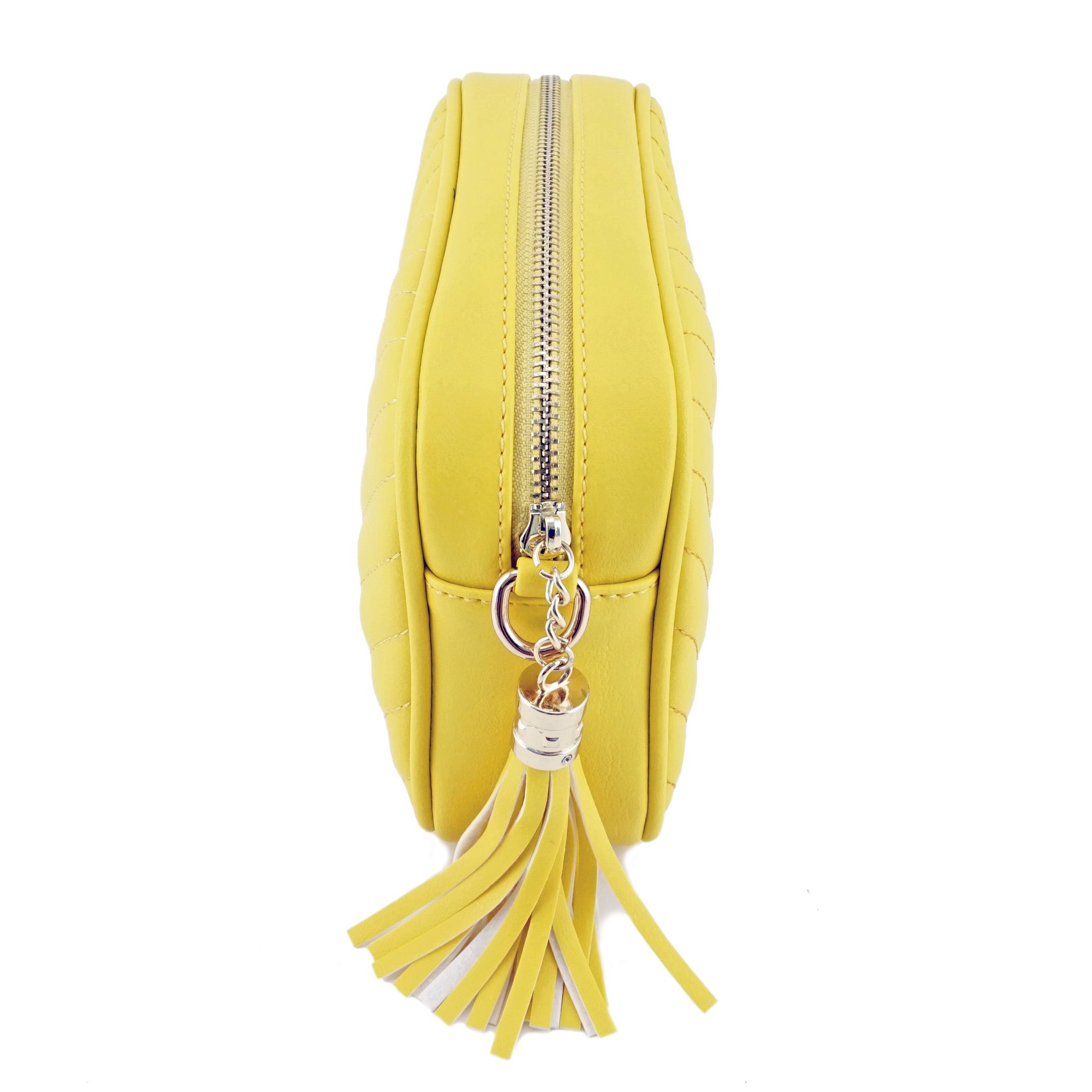 Stylish Crossbody Bag with Adjustable Metal Chain Strap & Tassel Zipper - Perfect for Everyday Use, Travel & Shopping
