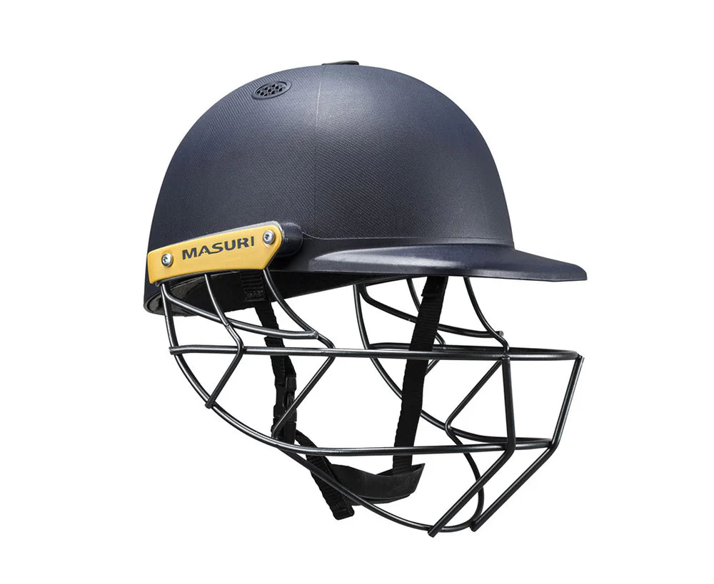 Masuri C Line Plus Steel Cricket Helmet - Navy Blue | Lightweight & Durable Protection for Cricket Players | Perfect for Practice & Competitive Matches