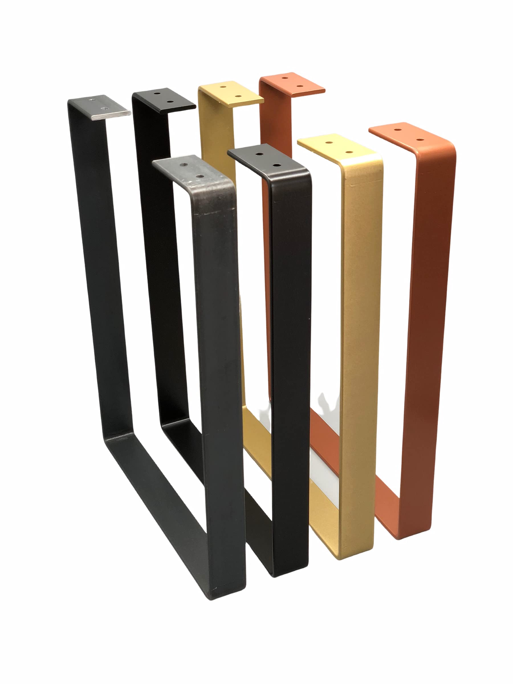 Industrial Modern U-Shape Hairpin Legs for Coffee Tables, Furniture, Benches & Desks - DIY Home Decor & Office Upgrade (Single Leg) - Perfect for Mid-Century Modern & Industrial Style Interiors