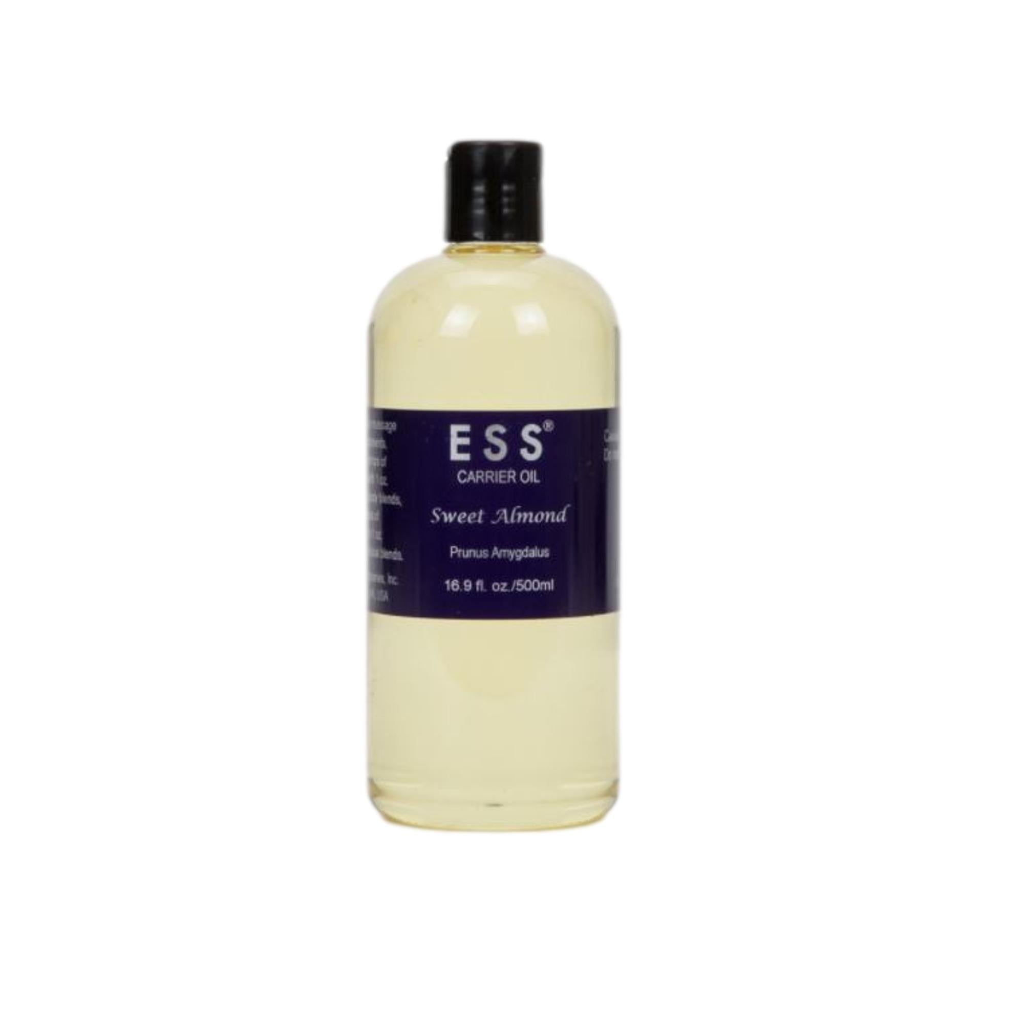 Pure Sweet Almond Carrier Oil for Skin & Hair Care - Cold Pressed, 100% Natural, Unrefined - Perfect for Massage, Aromatherapy & DIY Beauty Recipes