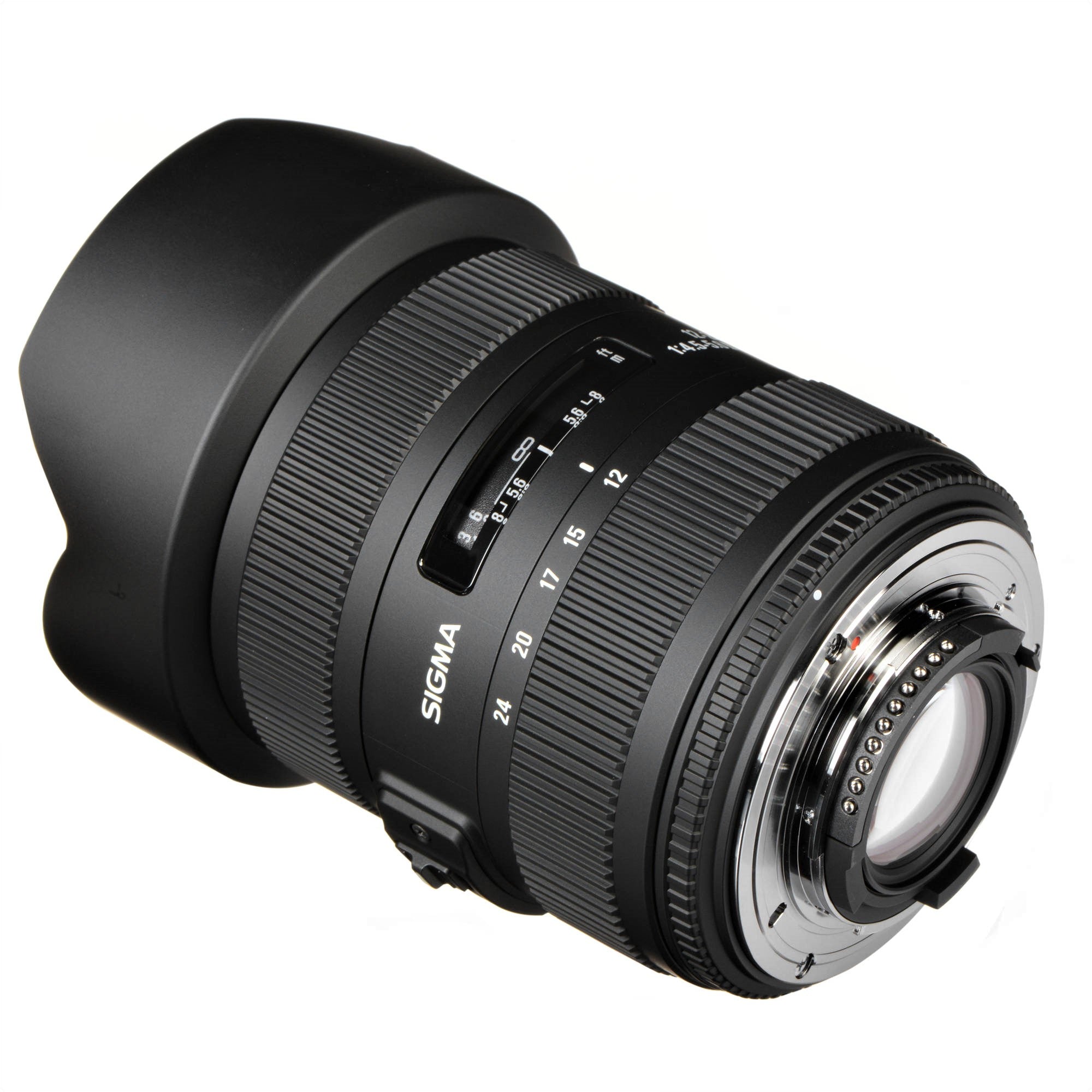 Sigma 12-24mm F4.5-5.6 II EX DG ASP HSM Wide Angle Zoom Lens for Nikon DSLR Cameras - Perfect for Landscape, Architecture & Interior Photography
