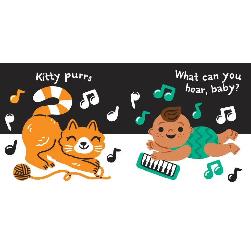 Indestructible Baby Books - High Contrast Visual Stimulation & Sound Learning for Newborns & Toddlers - Perfect for Early Education, Sensory Play & Travel