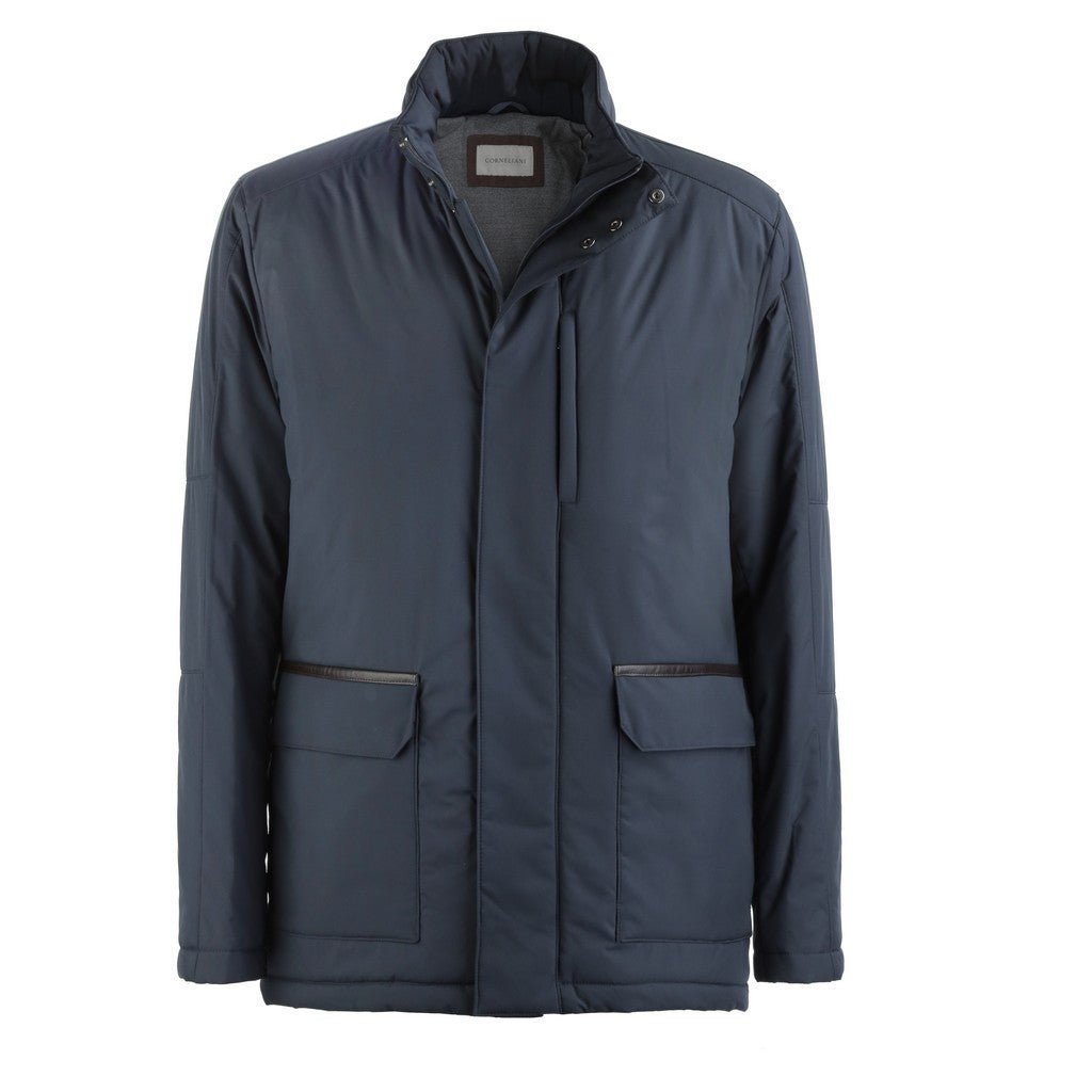 Corneliani Milestones Men's Navy Blue Jacket - Stylish & Comfortable for Business, Travel & Casual Wear