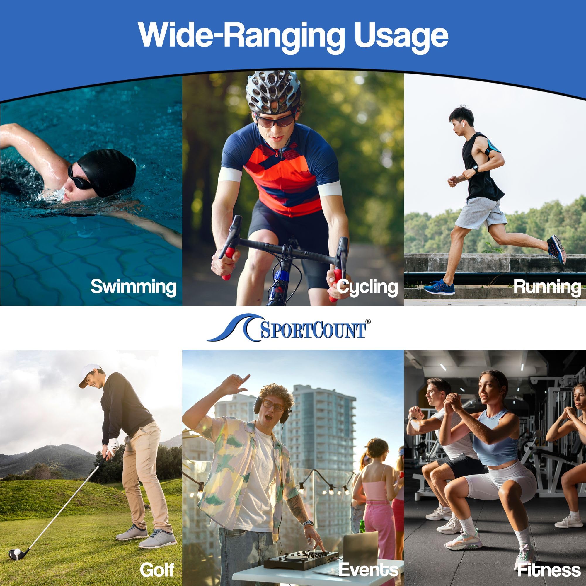 Waterproof Digital Countdown Timer - Durable Sports Lap Tracker for Swimming, Running & Cycling - Accurate Stopwatch for Workouts, Training & Competitions
