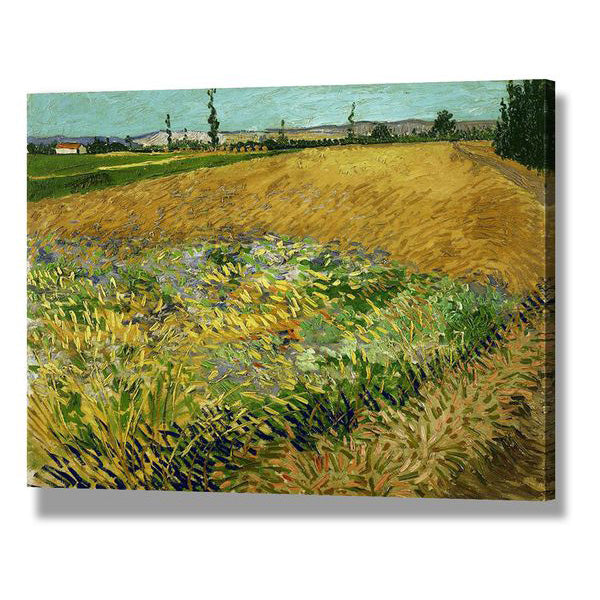 Vincent Van Gogh Pink Roses in a Vase Wall Art - Canvas Painting Print for Living Room, Bedroom & Office Decor - Perfect Gift for Art Lovers & Home Interior Design