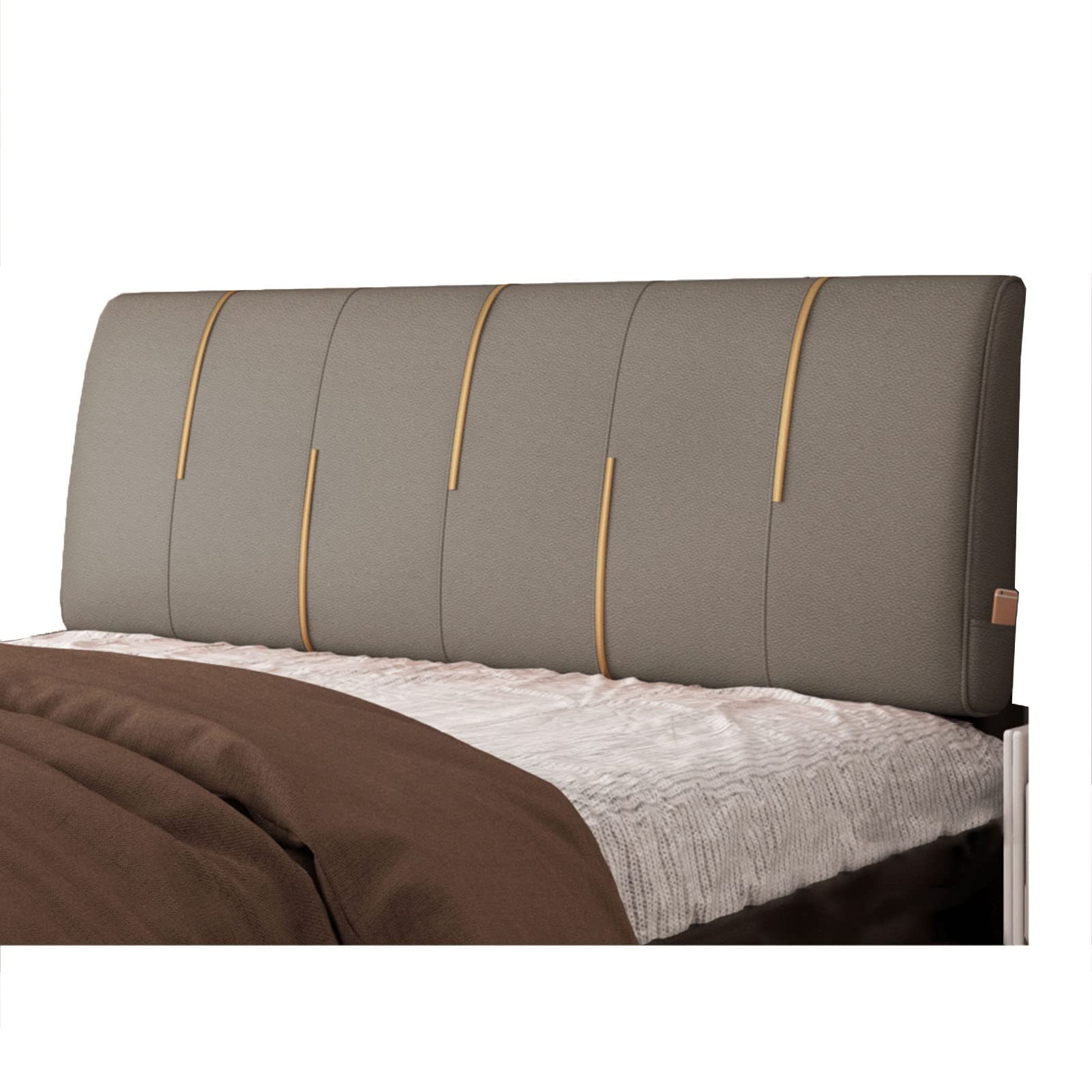 GUWZHA Adjustable Bed Backrest Cushion - Breathable Reading Pillow with Removable Washable Cover - Microfiber Lumbar Support for Bed, Sofa & Floor - Perfect for Reading, Watching TV & Relaxing at Home