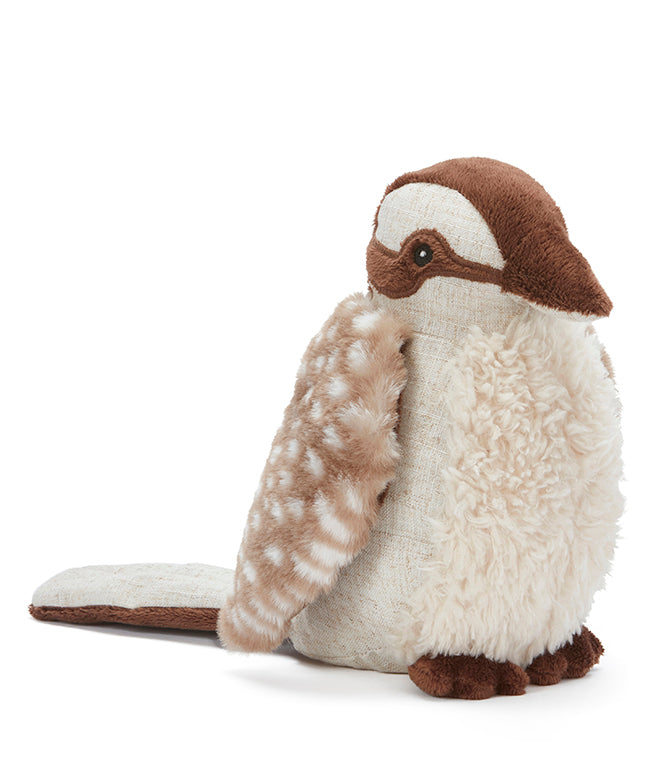 Ken the Kookaburra Plush Toy Set - Cute Australian Bird Stuffed Animal for Kids & Collectors - Perfect for Nursery Decor, Birthday Gifts, and Wildlife Education