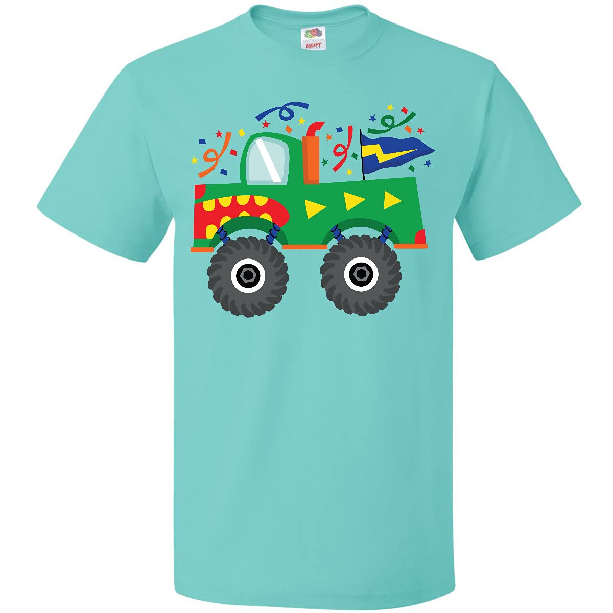 Inktastic Truck Birthday T-Shirt for Boys - Fun Kids Graphic Tee for Birthday Parties & Truck Lovers | Perfect Gift for 3-10 Year Olds
