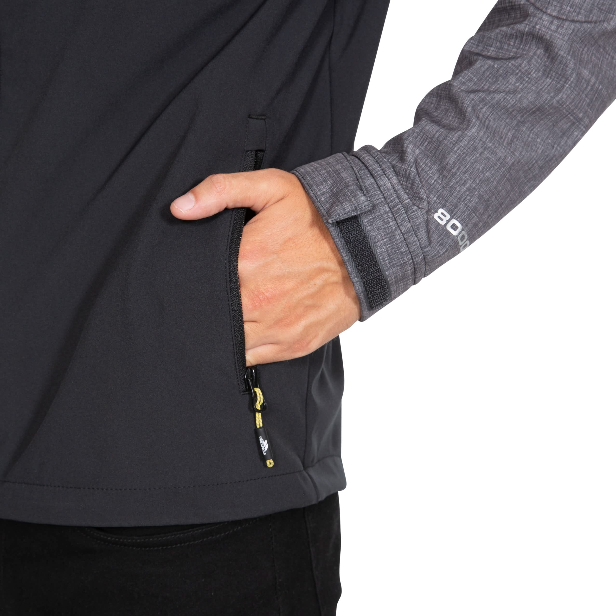 Men's Abbott Softshell Jacket - Lightweight Waterproof Windbreaker for Outdoor Hiking, Camping & Travel - Cold Weather Wind Resistant Jacket with Fleece Lining