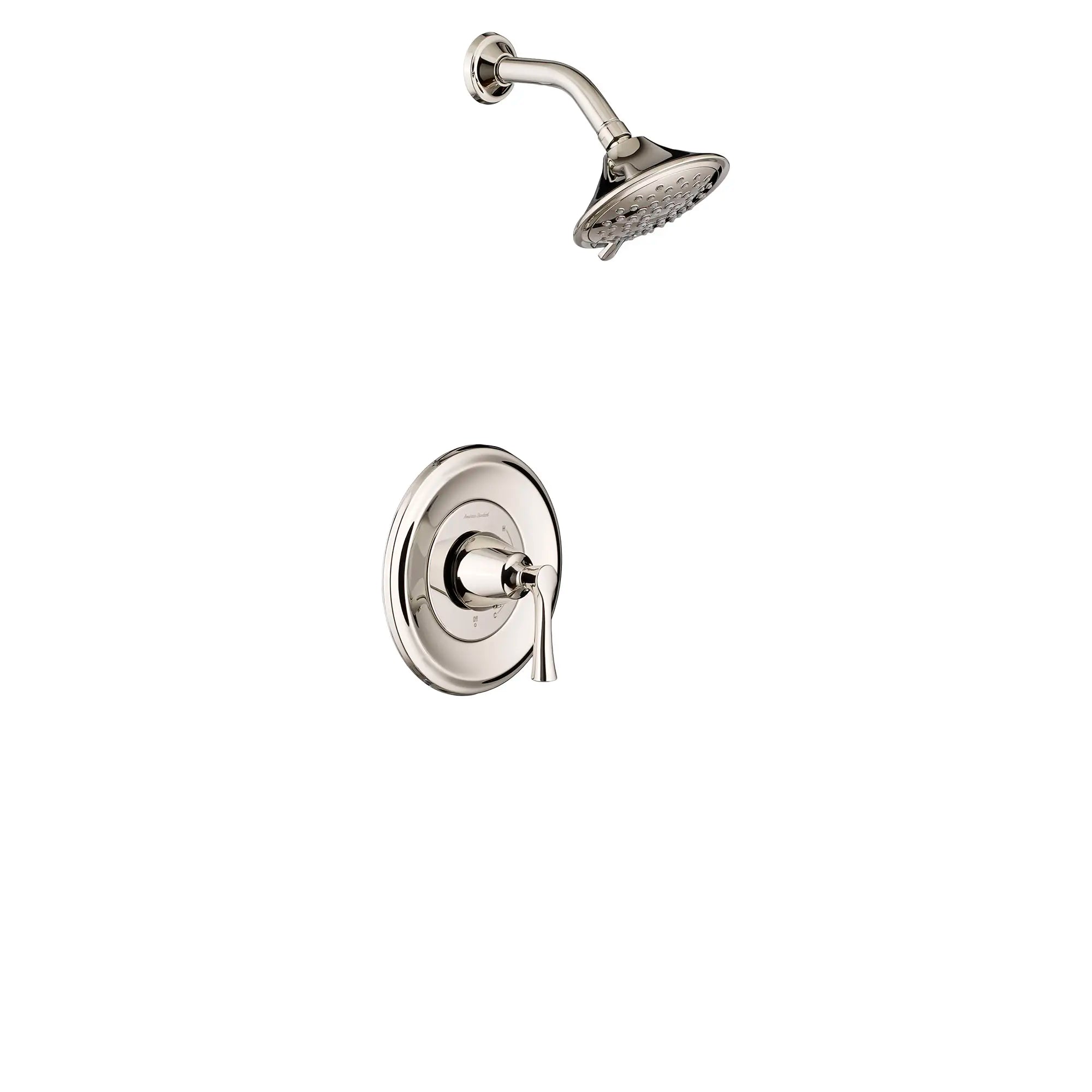 1.8 GPM/6.8 LPM Water Saving Shower Trim Kit with 3-Function Showerhead & Double Ceramic Pressure Balance Cartridge - Perfect for Bathroom Renovation & Water Conservation