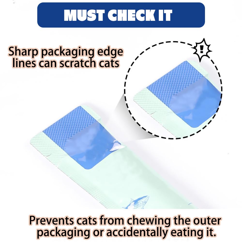 Premium Cat Wet Food Dispenser Spoon - Blue | Squeeze & Feed Treat Spoon for Cats | Convenient Wet Food Storage & Feeding Tool | Perfect for Travel, Grooming & Training