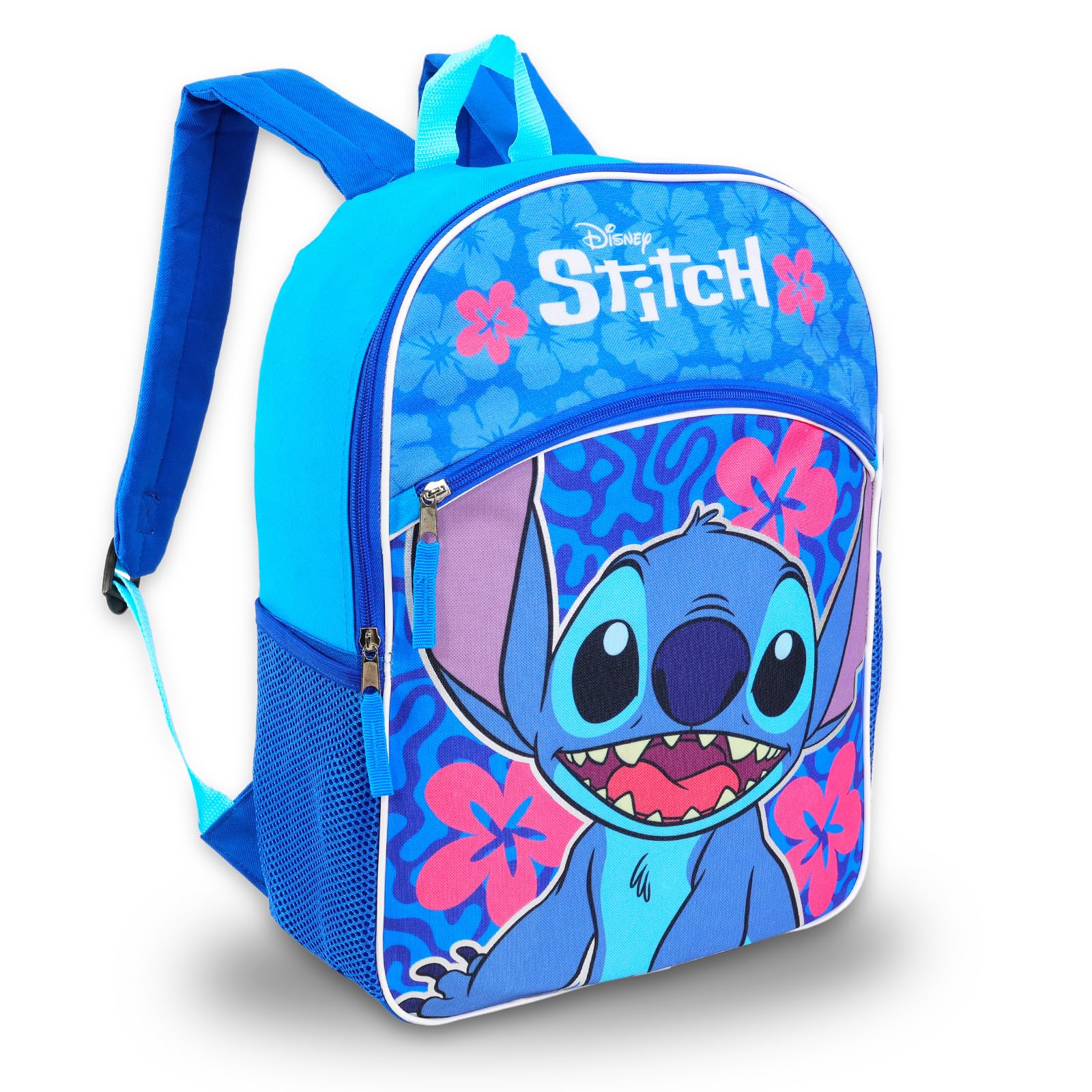 Disney Stitch Travel Backpack with Lunch Box Set - Large Lilo & Stitch School Backpack, Stitch & Angel Insulated Lunch Bag for Kids | Cute Travel Bags for Girls, School, Camping & Vacation Accessories