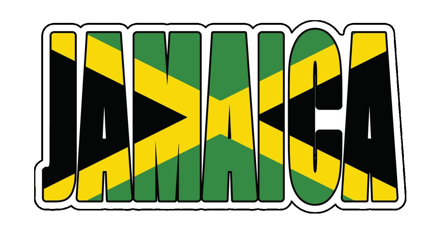 WickedGoodz Jamaica Flag Decal - Premium Vinyl Bumper Sticker for Cars, Laptops & Windows - Jamaican Pride Decal for Travel Enthusiasts & Island Lovers