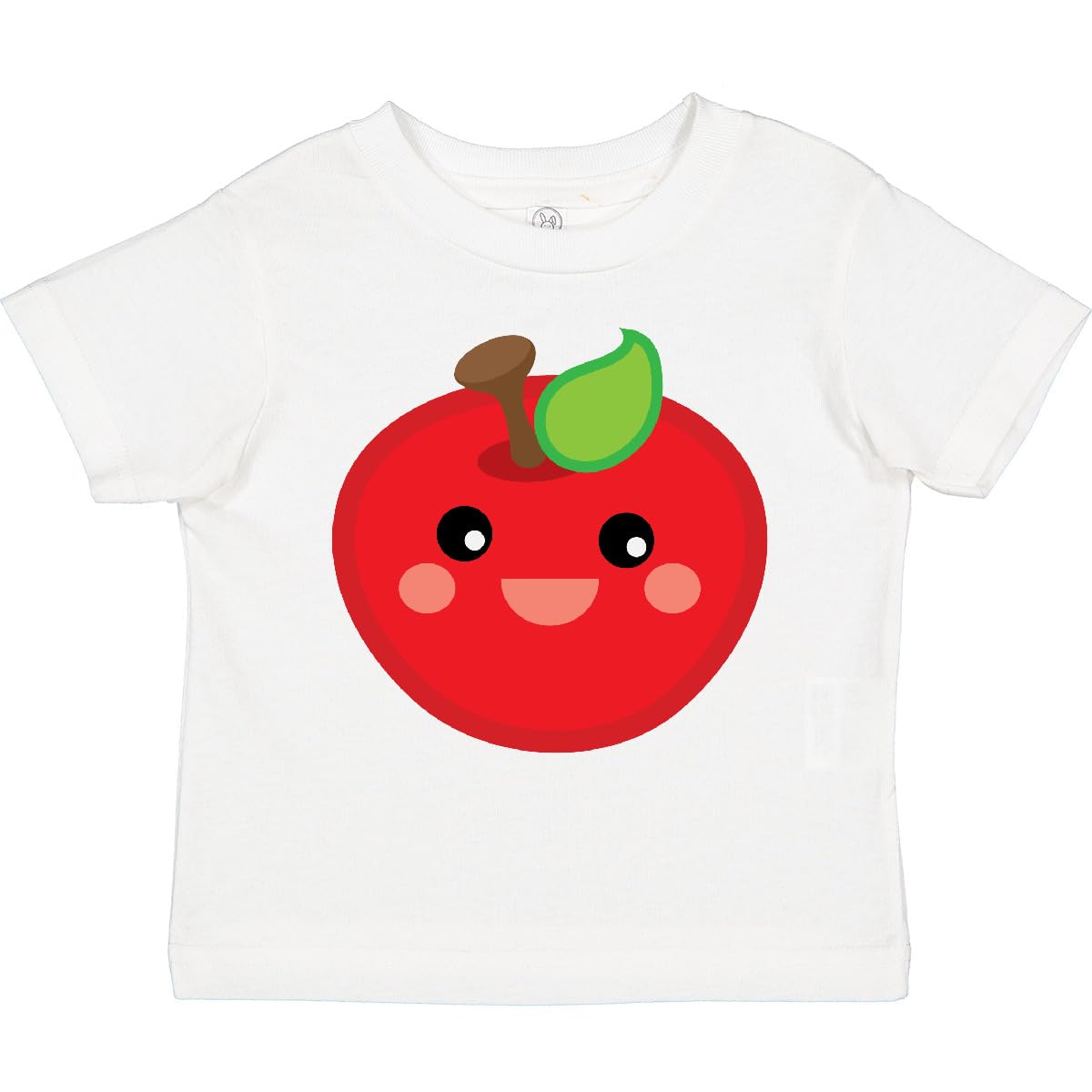 Smiling Apple Toddler T-Shirt - Cute Kids Graphic Tee for Boys & Girls | Soft Cotton Short Sleeve Shirt for Playdates, Daycare & Family Photos