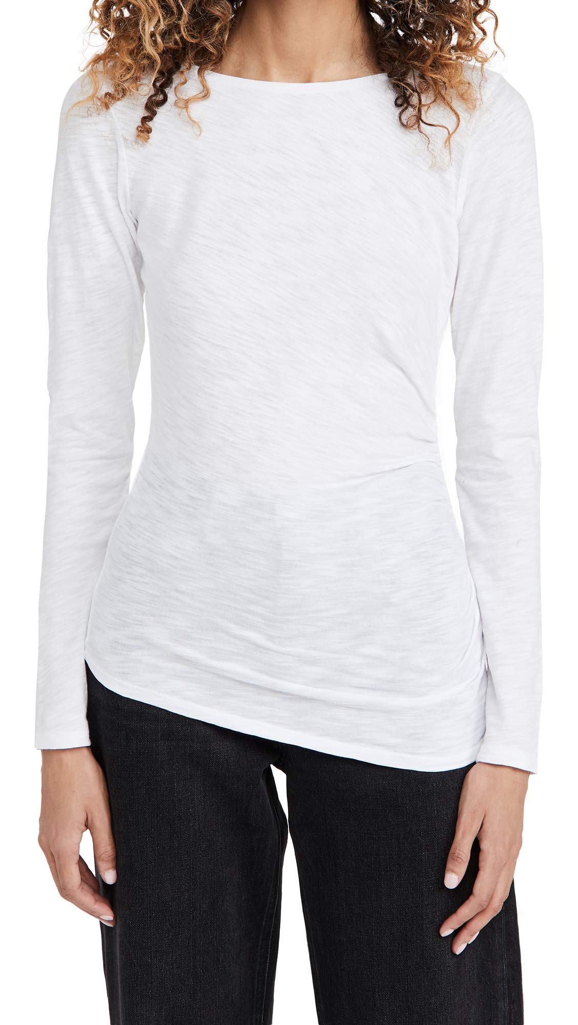 Theory Women's Boat Neck Top - Slim Fit Short Sleeve Blouse for Work & Casual Wear | Perfect for Office, Date Night & Summer Outfits