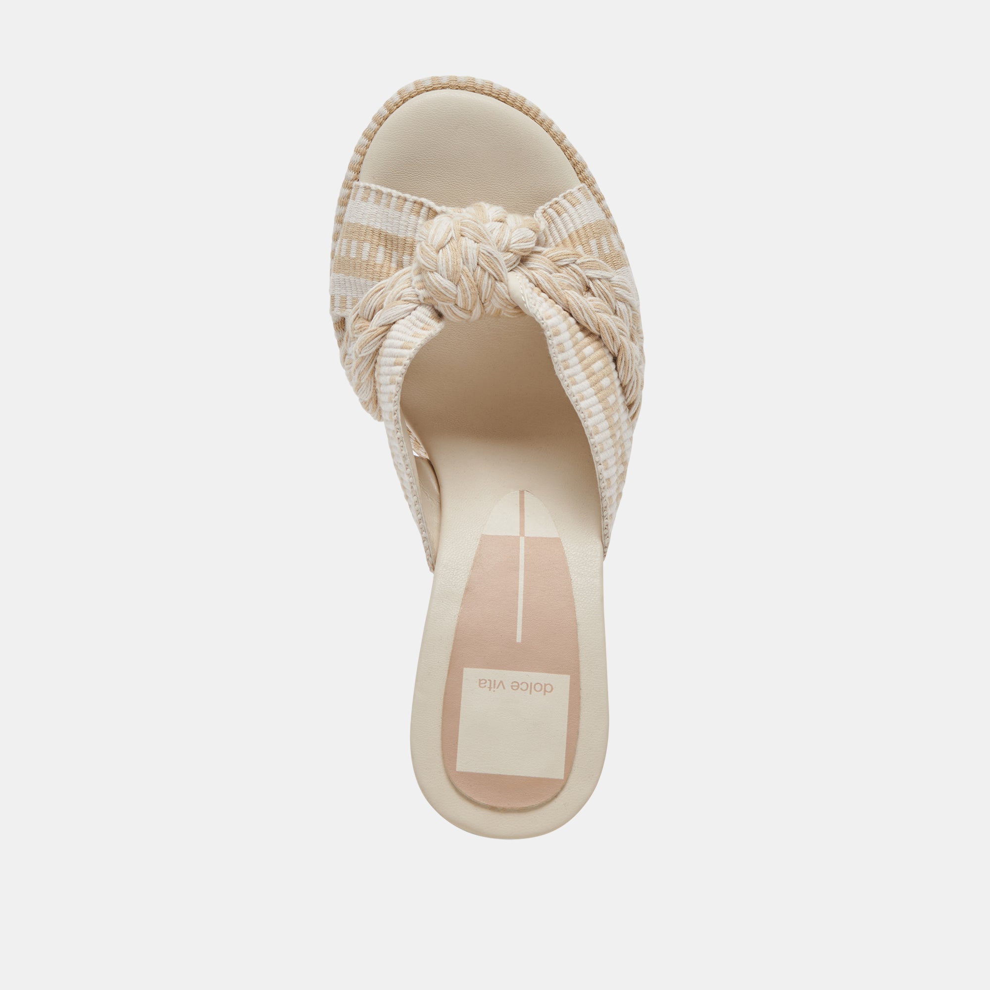 Brilah Women's Natural Multi Woven High Heels - Comfortable & Stylish Dress Shoes for Weddings, Parties & Evening Events