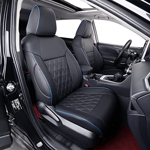Black with Blue Trim