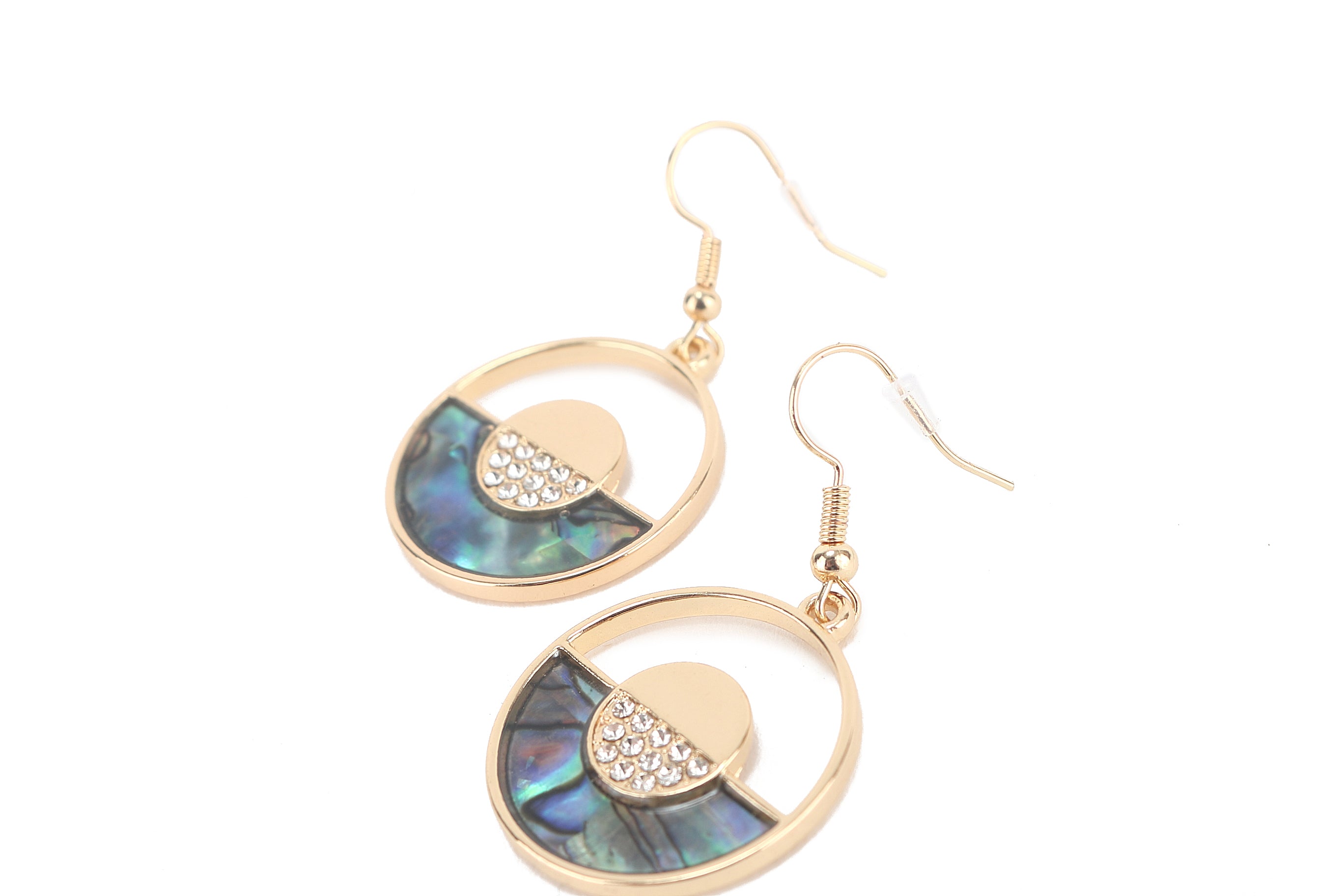 Makamae Ocean Gold Earrings for Women - Handmade Hawaiian Jewelry - Perfect for Beach Vacations & Summer Outfits