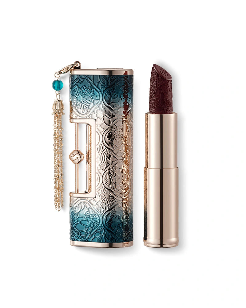 Blooming Rouge Love Lock Engraved Lipstick - Long Lasting Matte Finish, Vegan & Cruelty Free - Perfect for Valentine's Day Gifts, Date Nights & Special Occasions