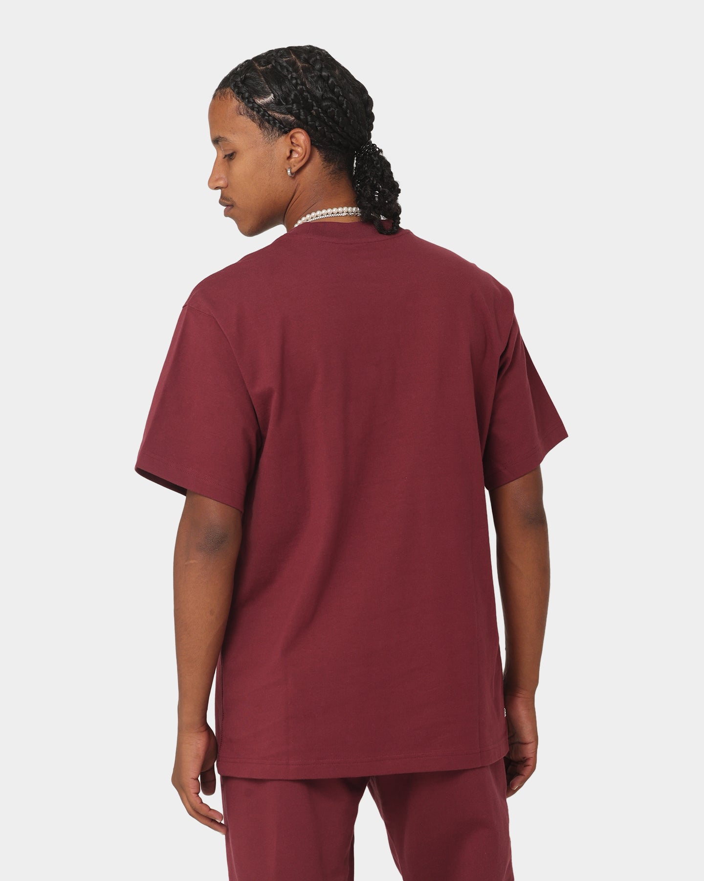 Adidas Originals Men's C T-Shirt - Shadow Red Casual Short Sleeve Tee for Streetwear & Everyday Comfort