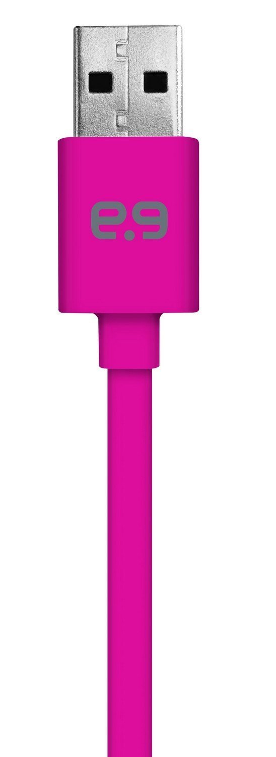PureGear Flat Charge & Sync Cable for iPhone Lightning to USB - 48 Inch Pink | Fast Charging & Data Transfer for iPhone, iPad, iPod | Home, Office, Car Charging Solution