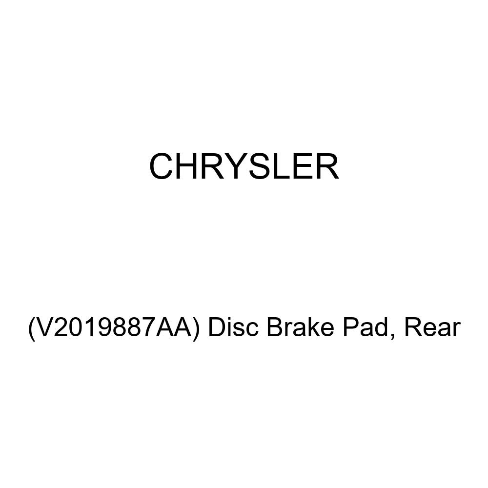 Genuine Chrysler V2019887AA Rear Disc Brake Pads - High Performance Brake Pads for Chrysler Vehicles - Perfect for Daily Commuting, Highway Driving & Safe Braking