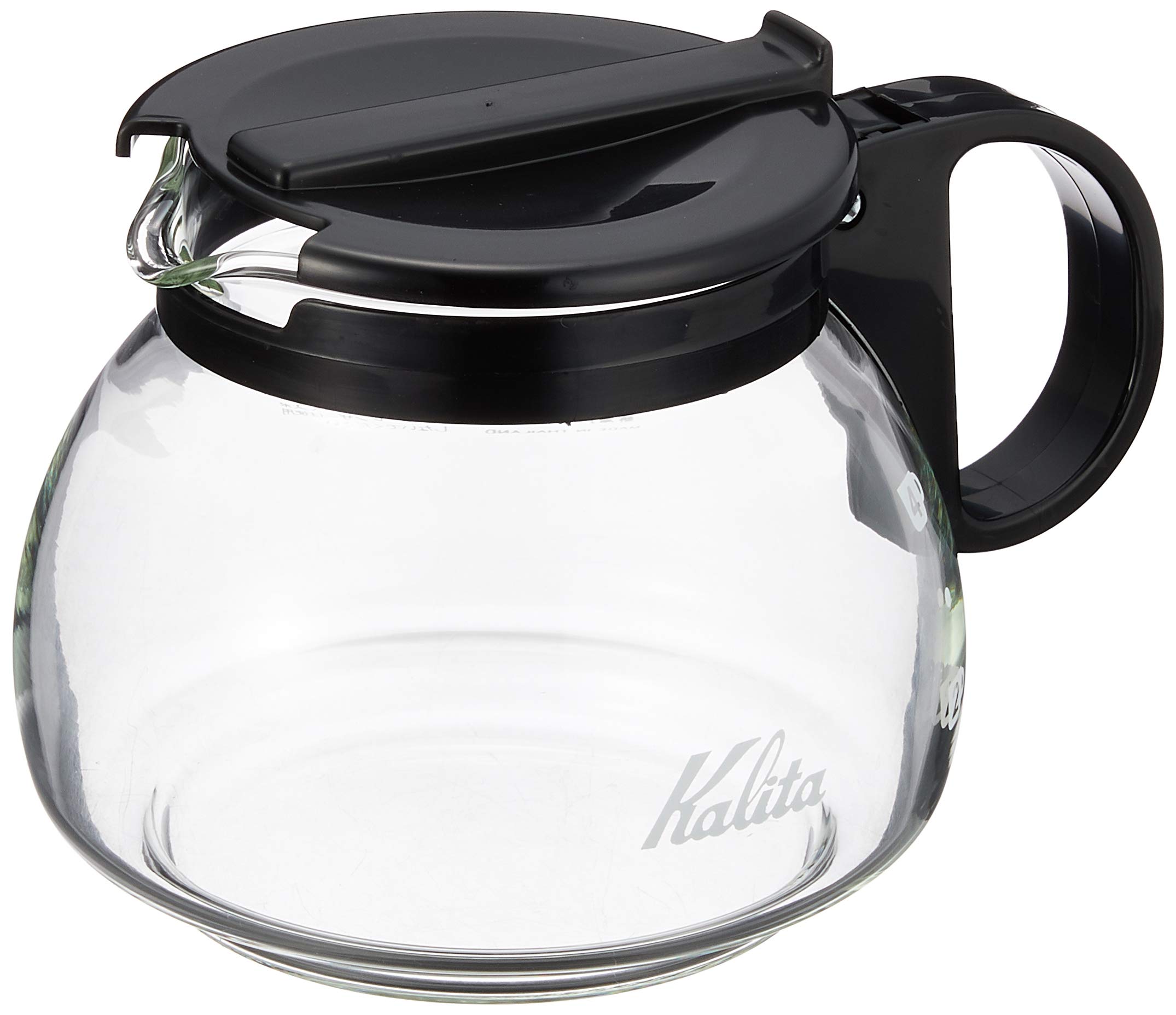 Kalita 102 Server 600ml Black Drip Coffee Maker - Perfect for Pour Over Coffee Brewing at Home or Office