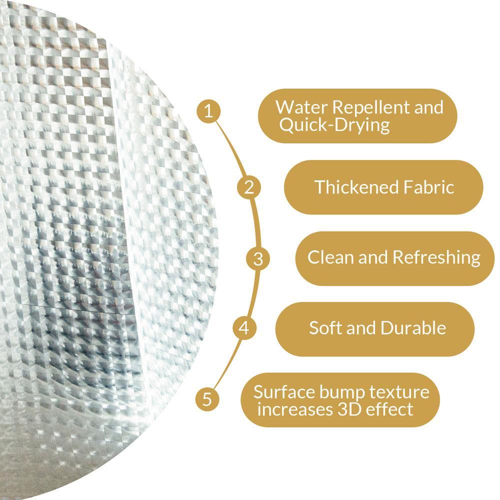 NTBAY Clear EVA Shower Curtain Liner - Waterproof Bathroom Shower Liner for Bath Tub, Heavy Duty Plastic Shower Curtain with Rustproof Grommets