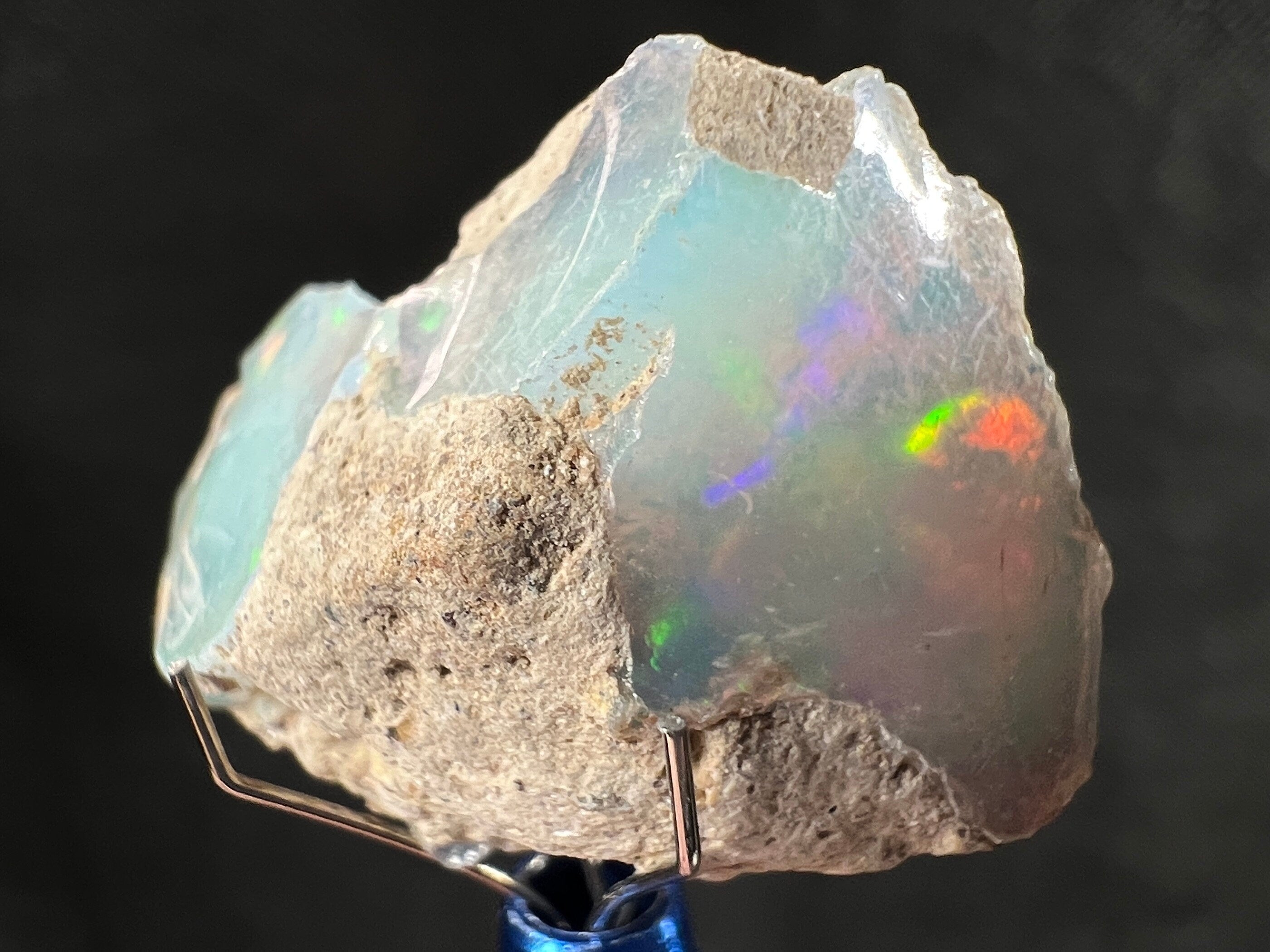 Premium 4A+ Welo Opal Raw Crystal - Natural Cutting Grade Opal, October Birthstone (50662) for Jewelry Making, Healing & Collecting