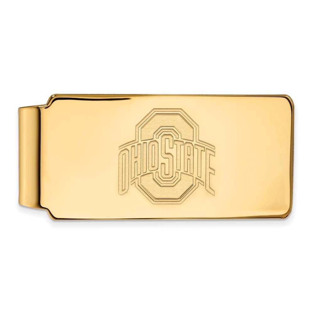 Ohio State Buckeyes Logo Money Clip - Premium Stainless Steel Wallet Gift for Men - Perfect for Cash, Credit Cards & ID - Great for Graduation, Birthday & Game Day Gifts